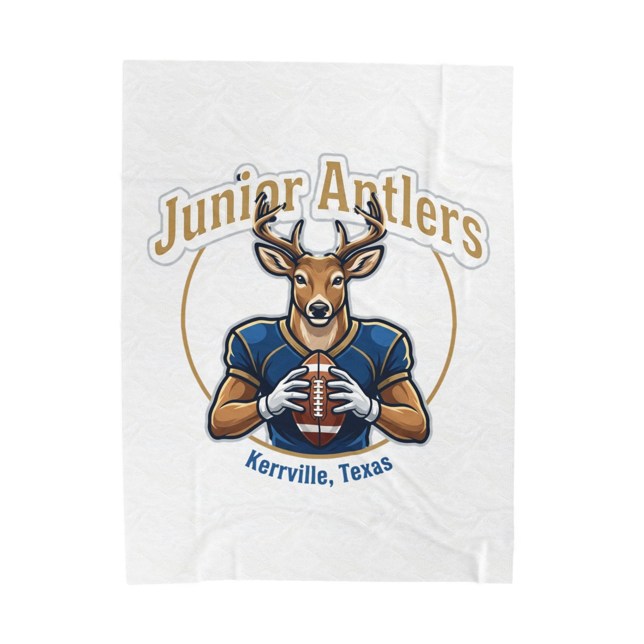 Junior Antlers Football Team Throw Blanket