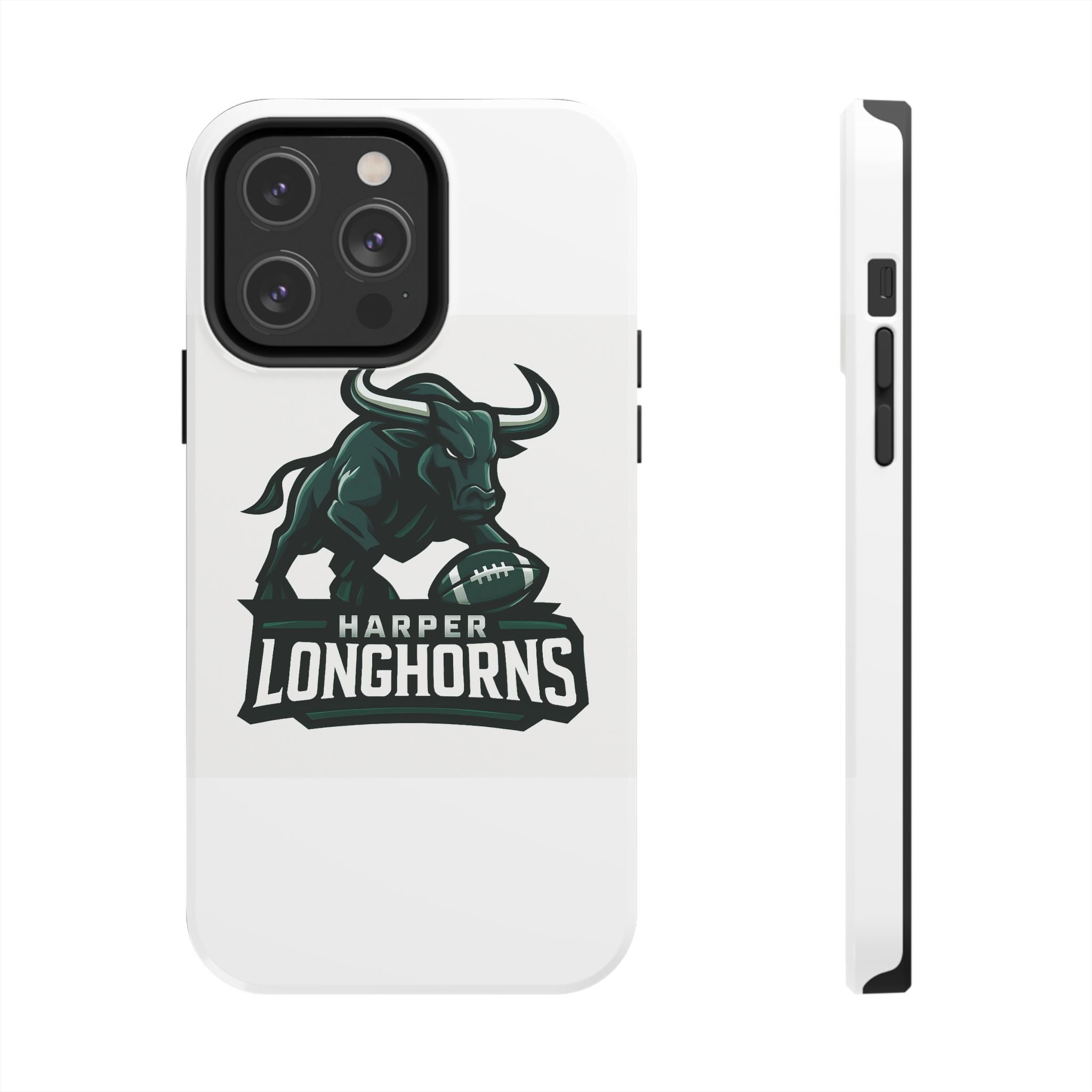 Harper Longhorns Tough Phone Case — Protective Football Team Phone Cover