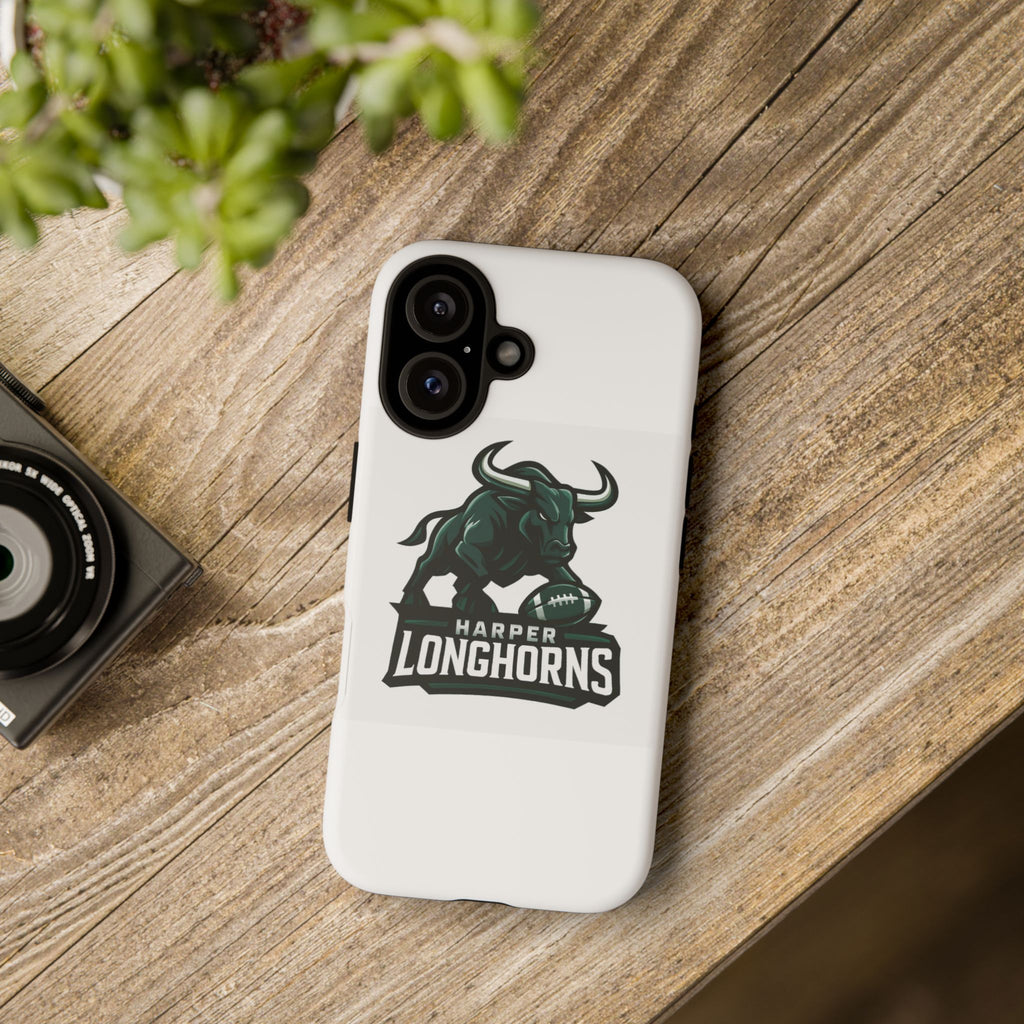 Harper Longhorns Tough Phone Case — Protective Football Team Phone Cover