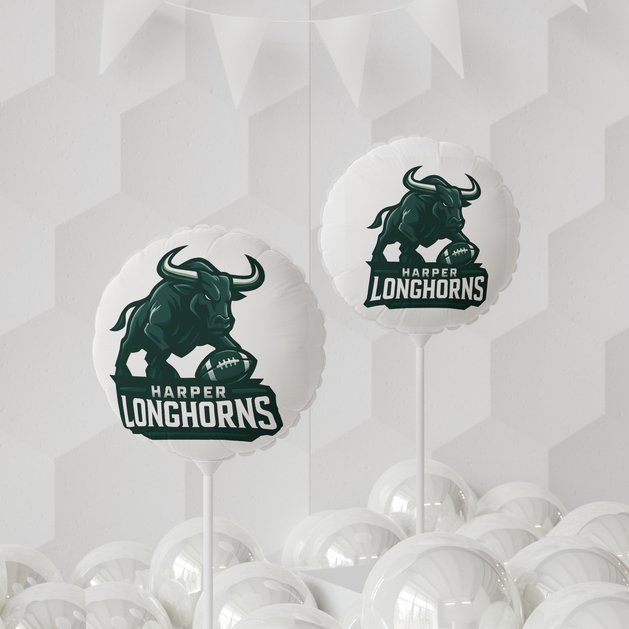 Personalized Team Spirit Balloons - Round & Heart-Shaped, 11" - Perfect for Celebrations & Occasions