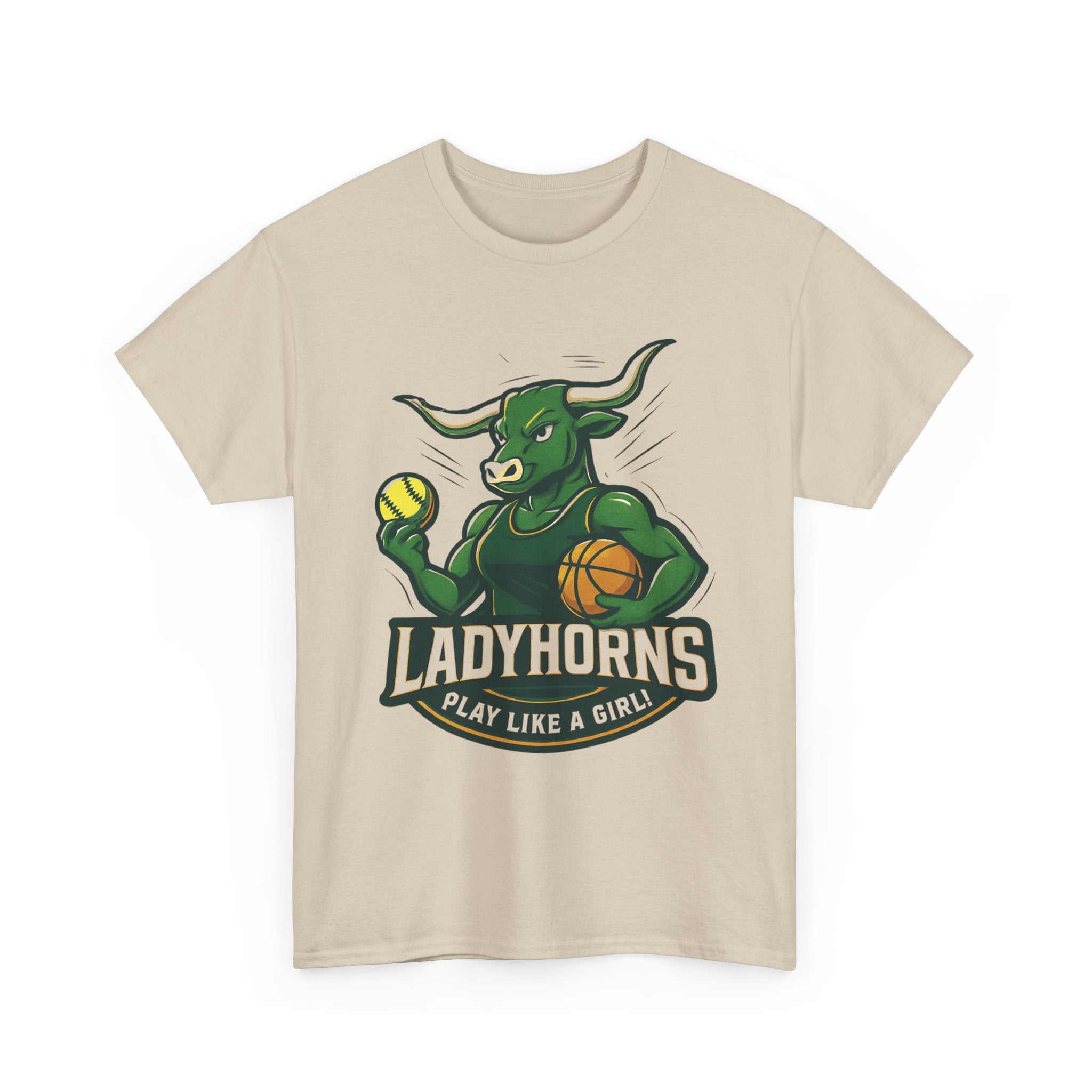 Empowering Harper Ladyhorns Tee - Play Like a Girl!