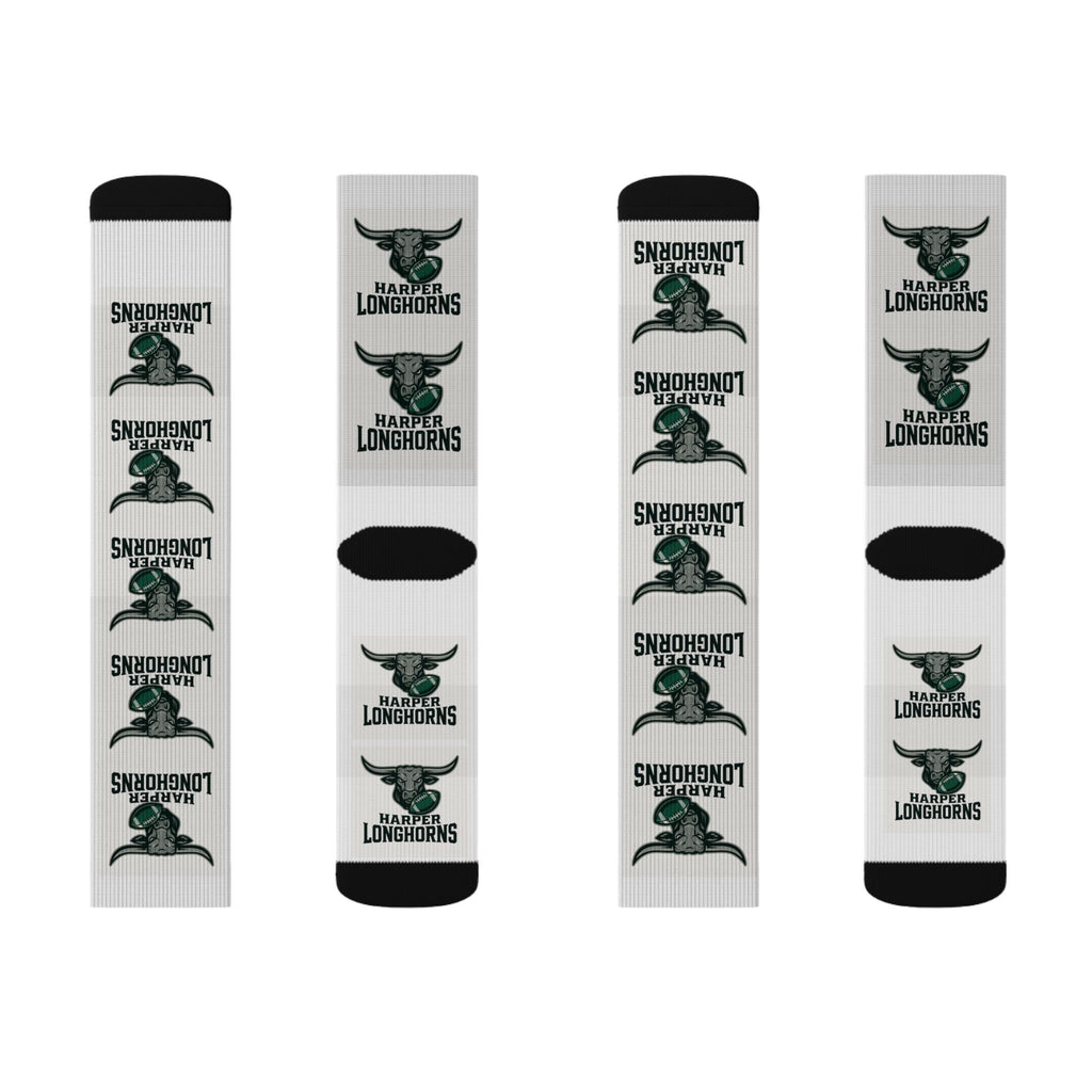 Custom Sublimation Socks for Longhorns Fans