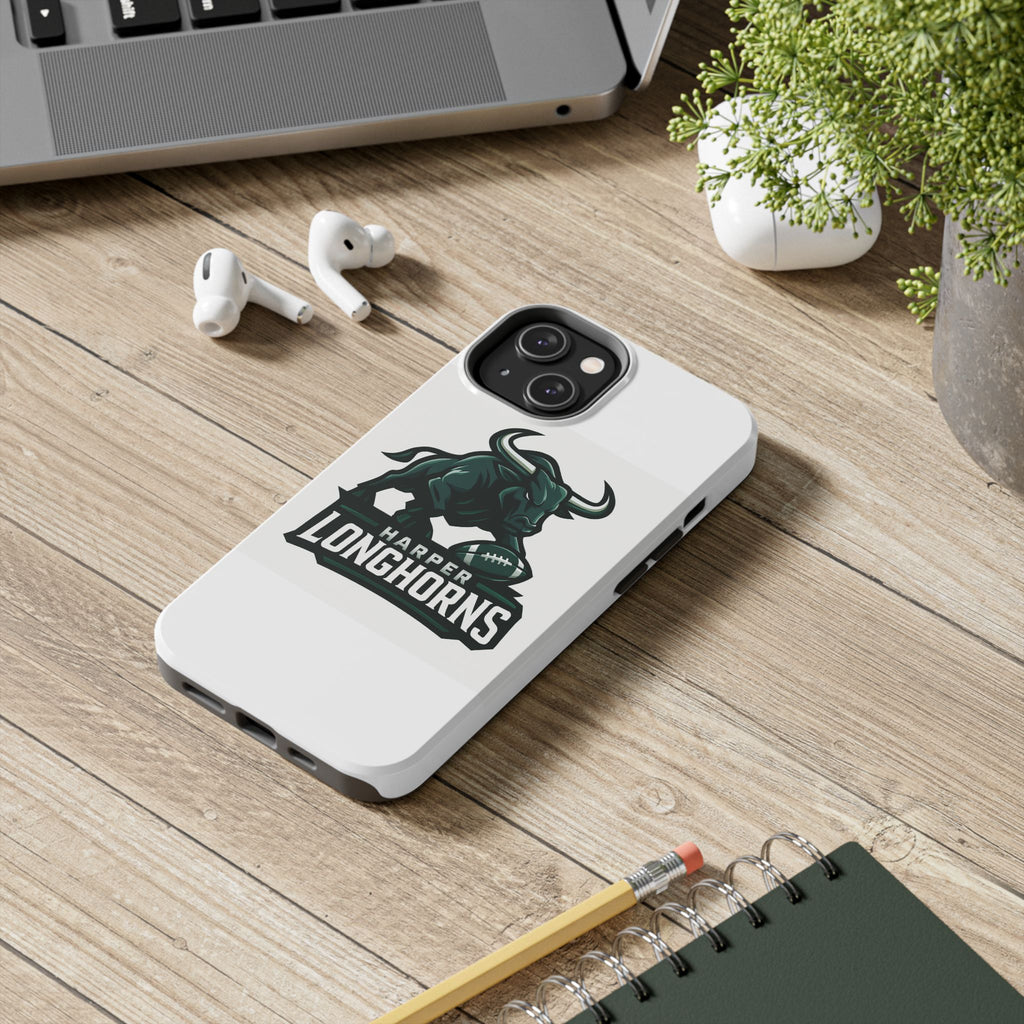 Harper Longhorns Tough Phone Case — Protective Football Team Phone Cover