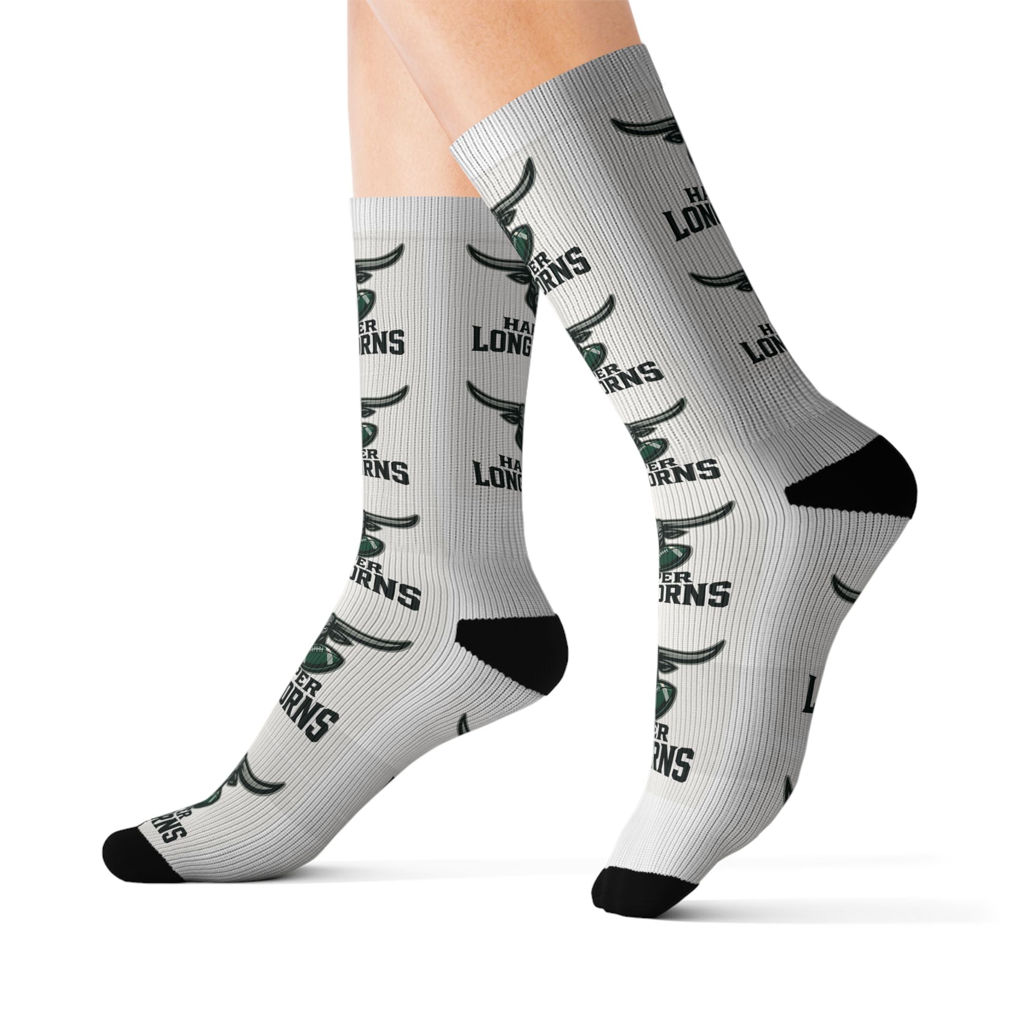 Custom Sublimation Socks for Longhorns Fans