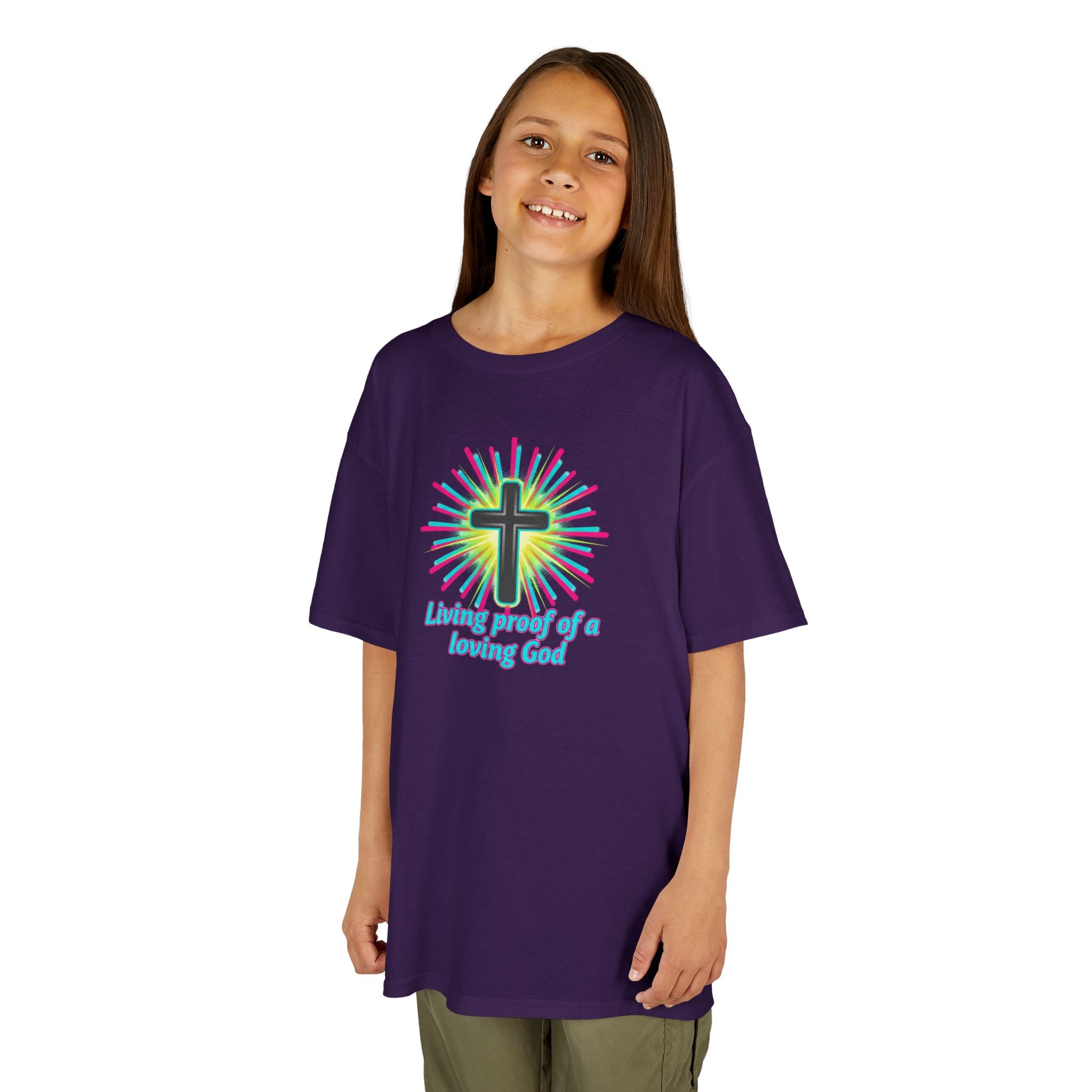 Kids T-Shirt — "Living Proof of a Loving God"