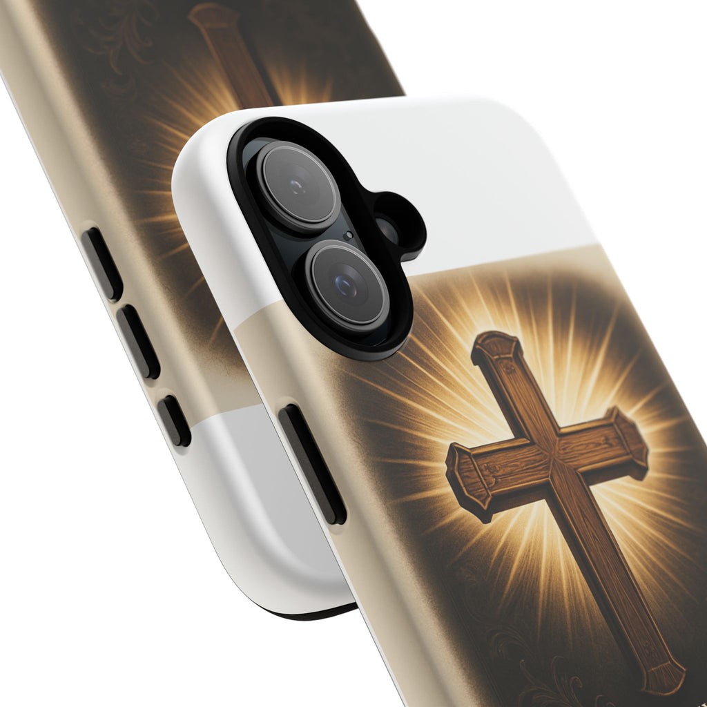 Christian Cross Phone Case — "Property of The Father, The Son & The Holy Spirit"