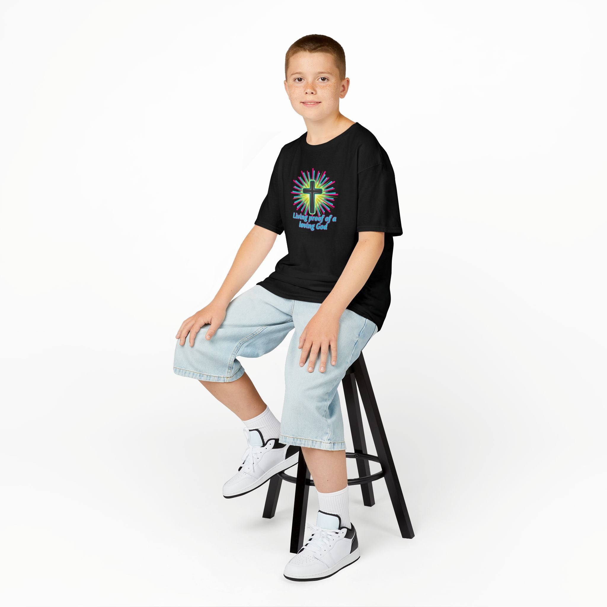 Kids T-Shirt — "Living Proof of a Loving God"