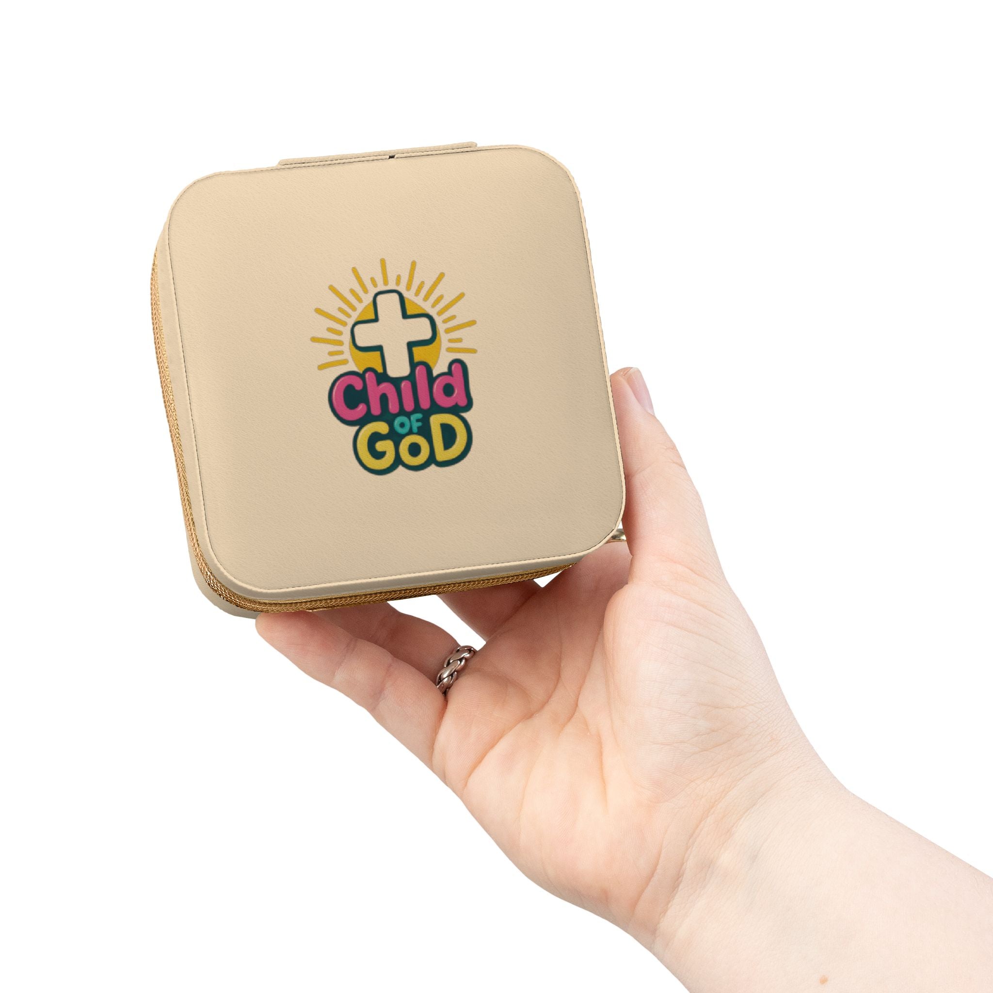 Child of God Jewelry Travel Case — Compact Christian Keepsake Organizer