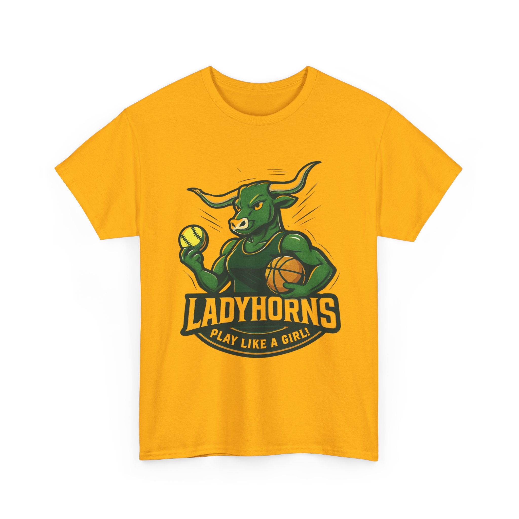 Empowering Harper Ladyhorns Tee - Play Like a Girl!