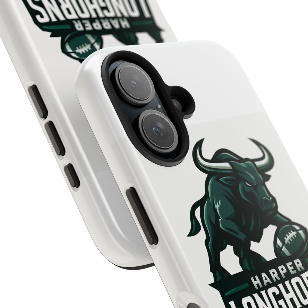 Harper Longhorns Tough Phone Case — Protective Football Team Phone Cover