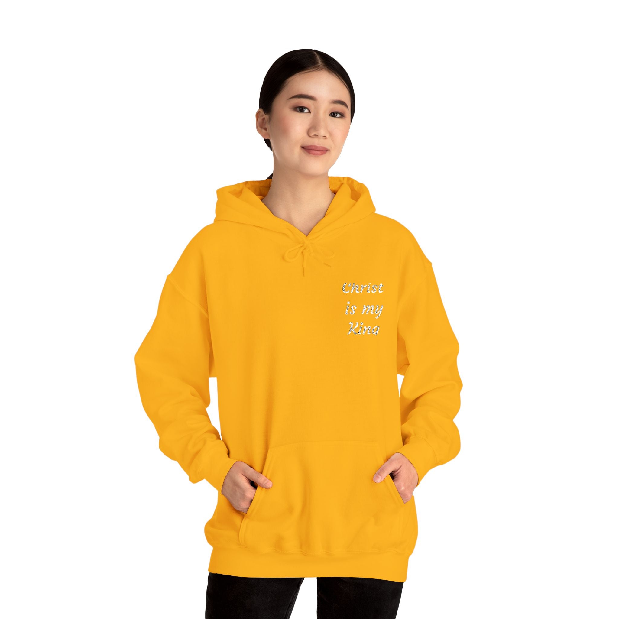 Adult Unisex Heavy Blend™ Hooded Sweatshirt-Christ is my king