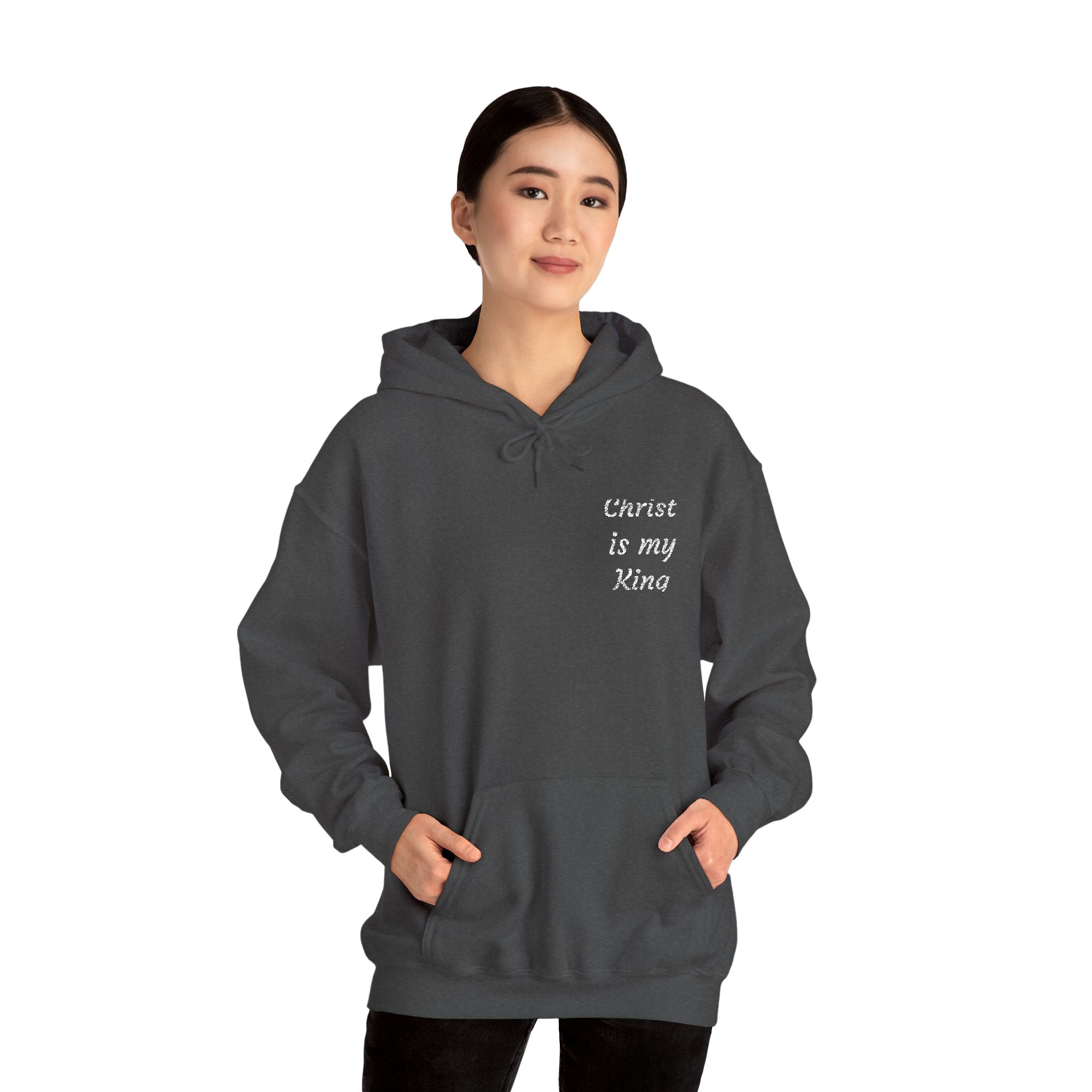 Adult Unisex Heavy Blend™ Hooded Sweatshirt-Christ is my king