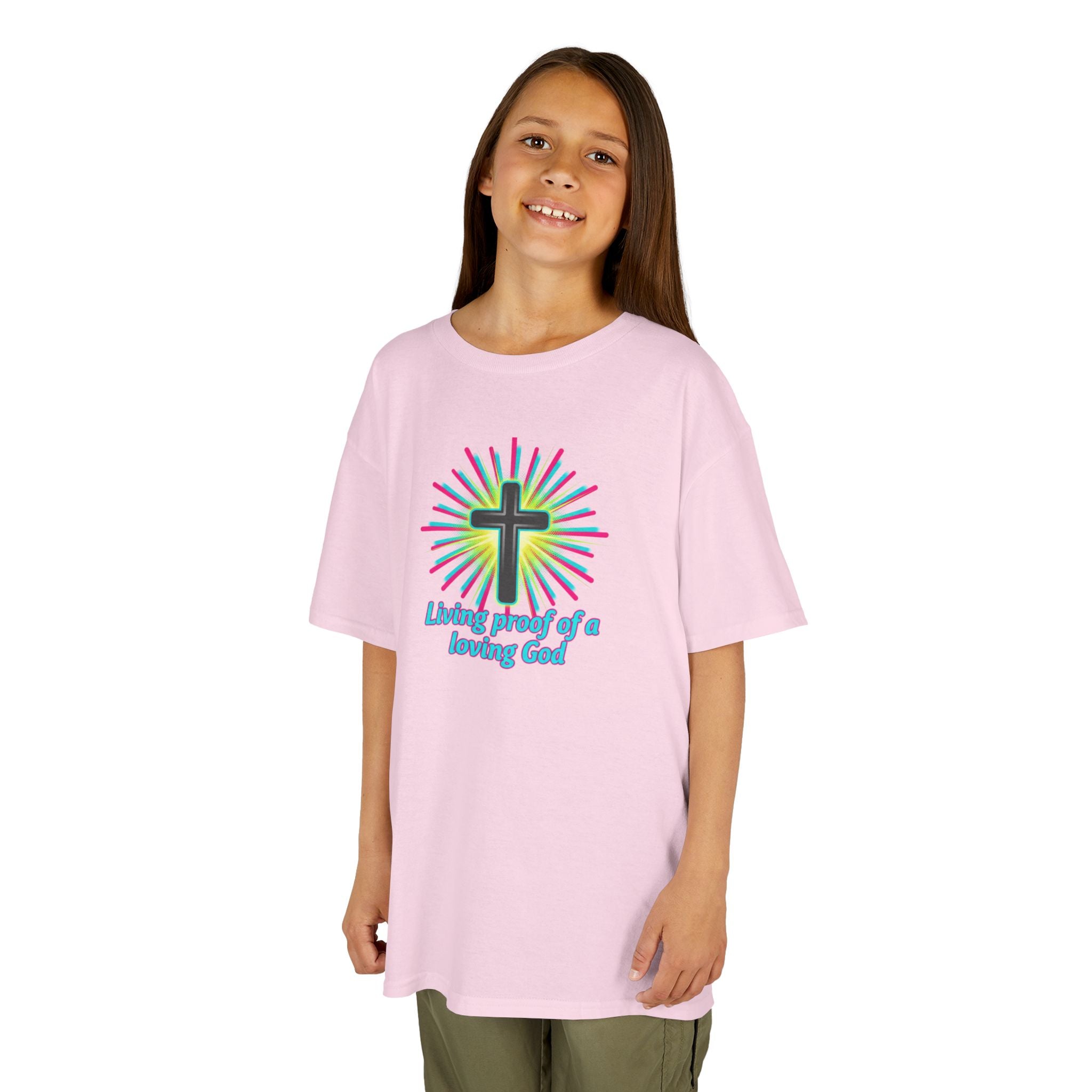 Kids T-Shirt — "Living Proof of a Loving God"