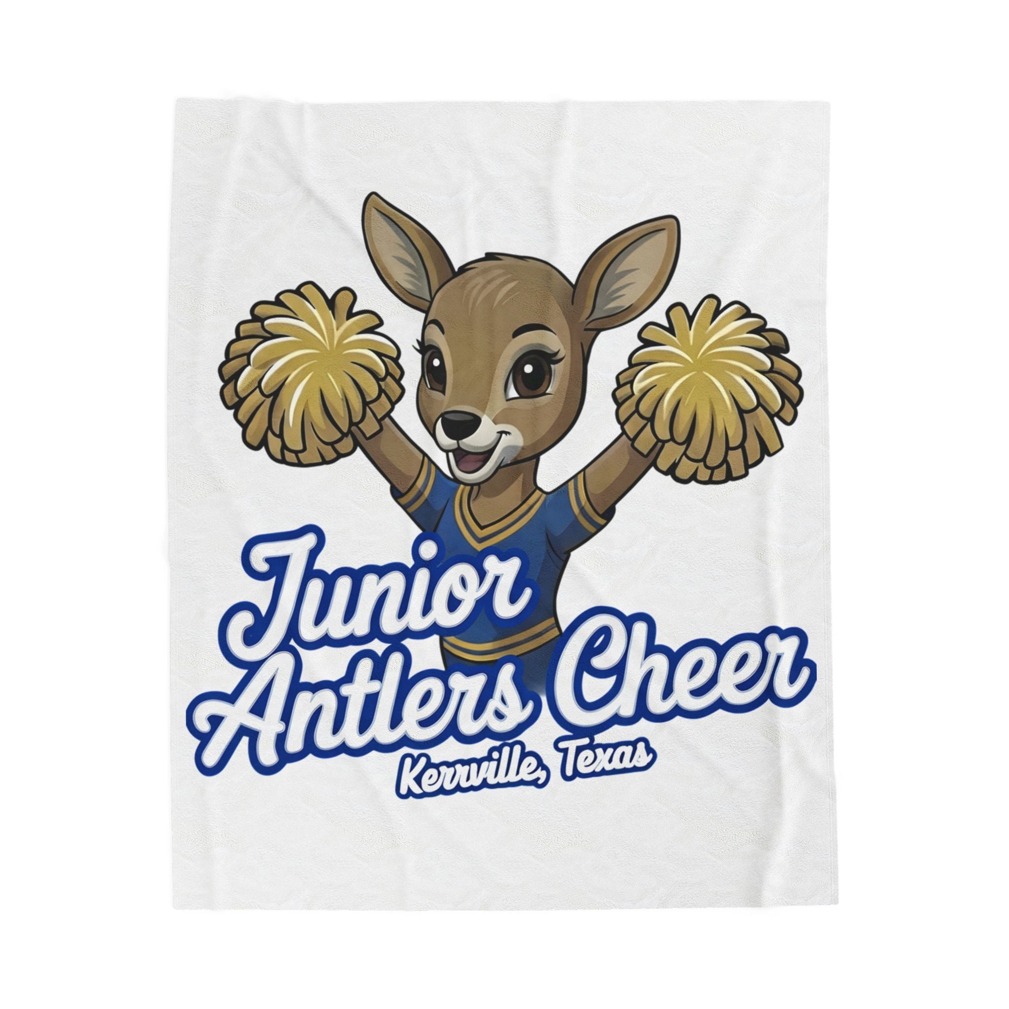 Junior Antlers Cheer Throw Blanket