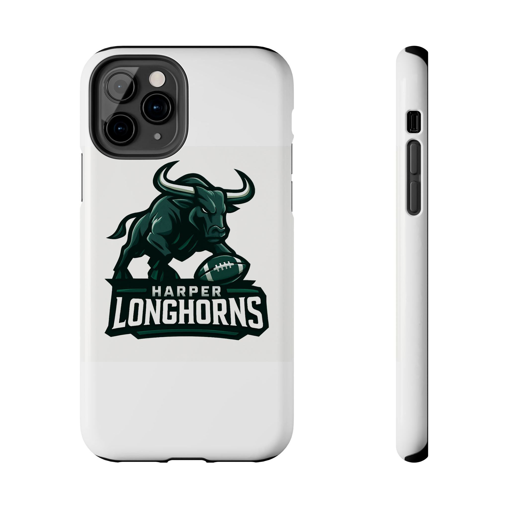 Harper Longhorns Tough Phone Case — Protective Football Team Phone Cover