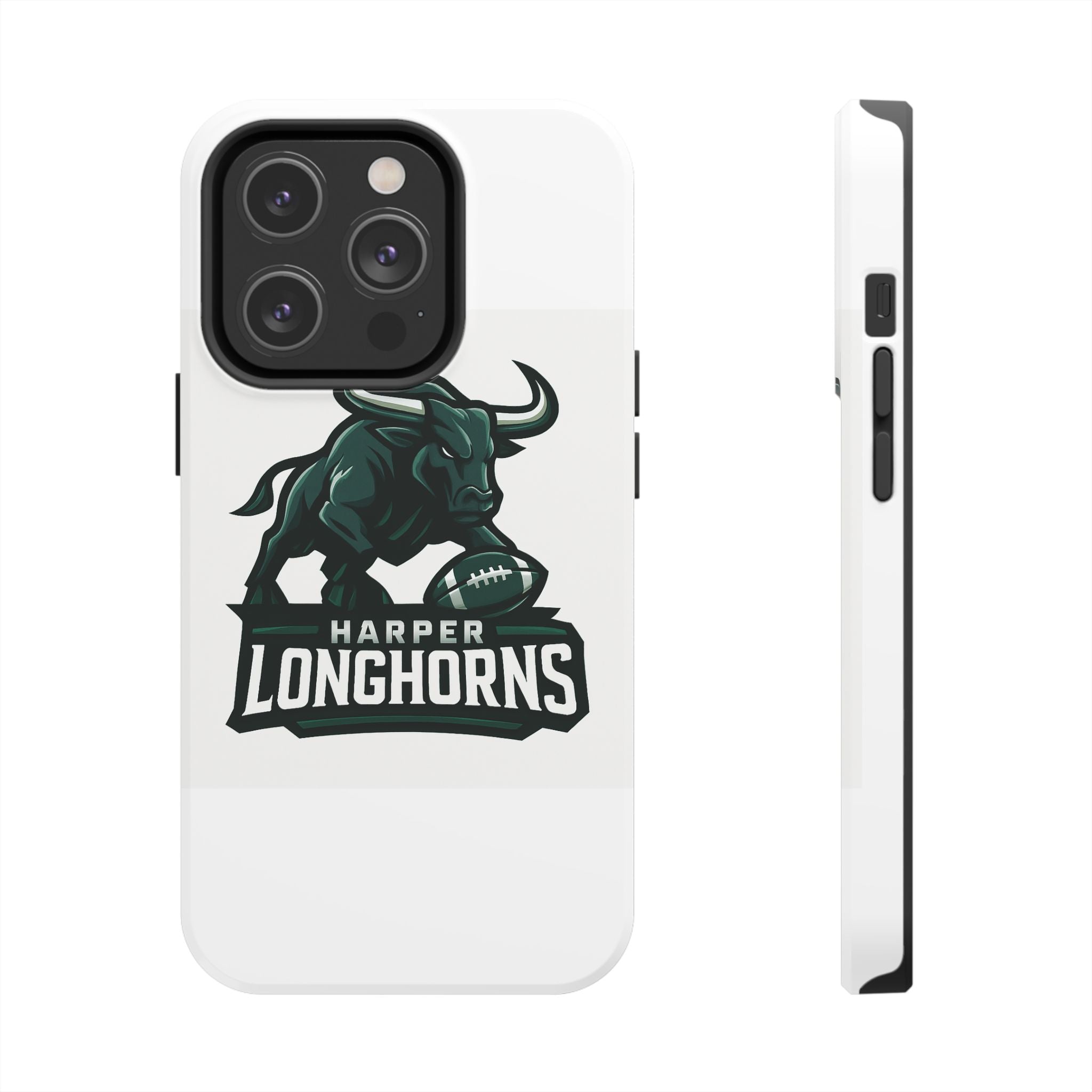 Harper Longhorns Tough Phone Case — Protective Football Team Phone Cover