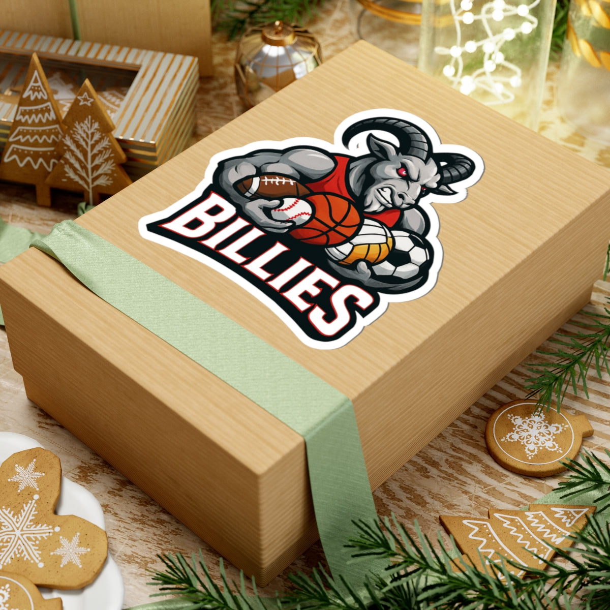 Billies Sports Mascot Sticker