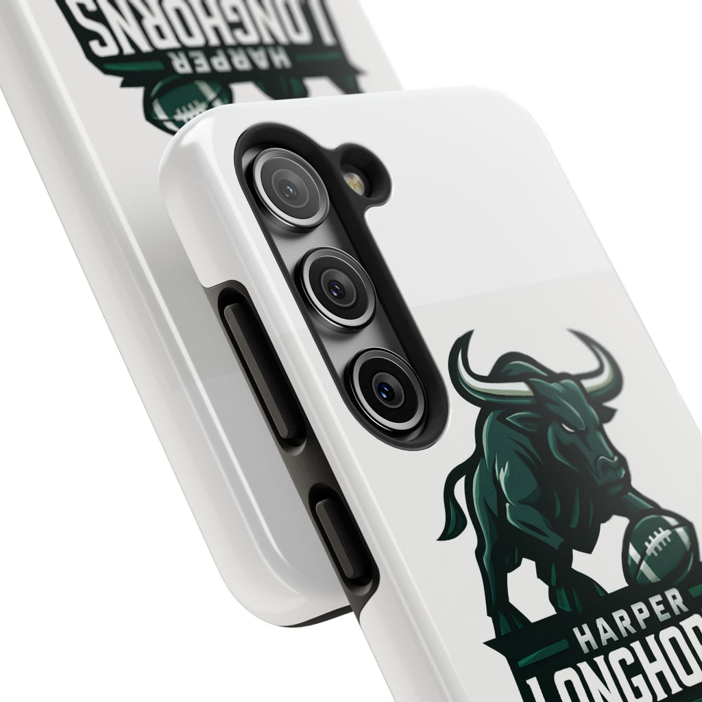 Harper Longhorns Tough Phone Case — Protective Football Team Phone Cover