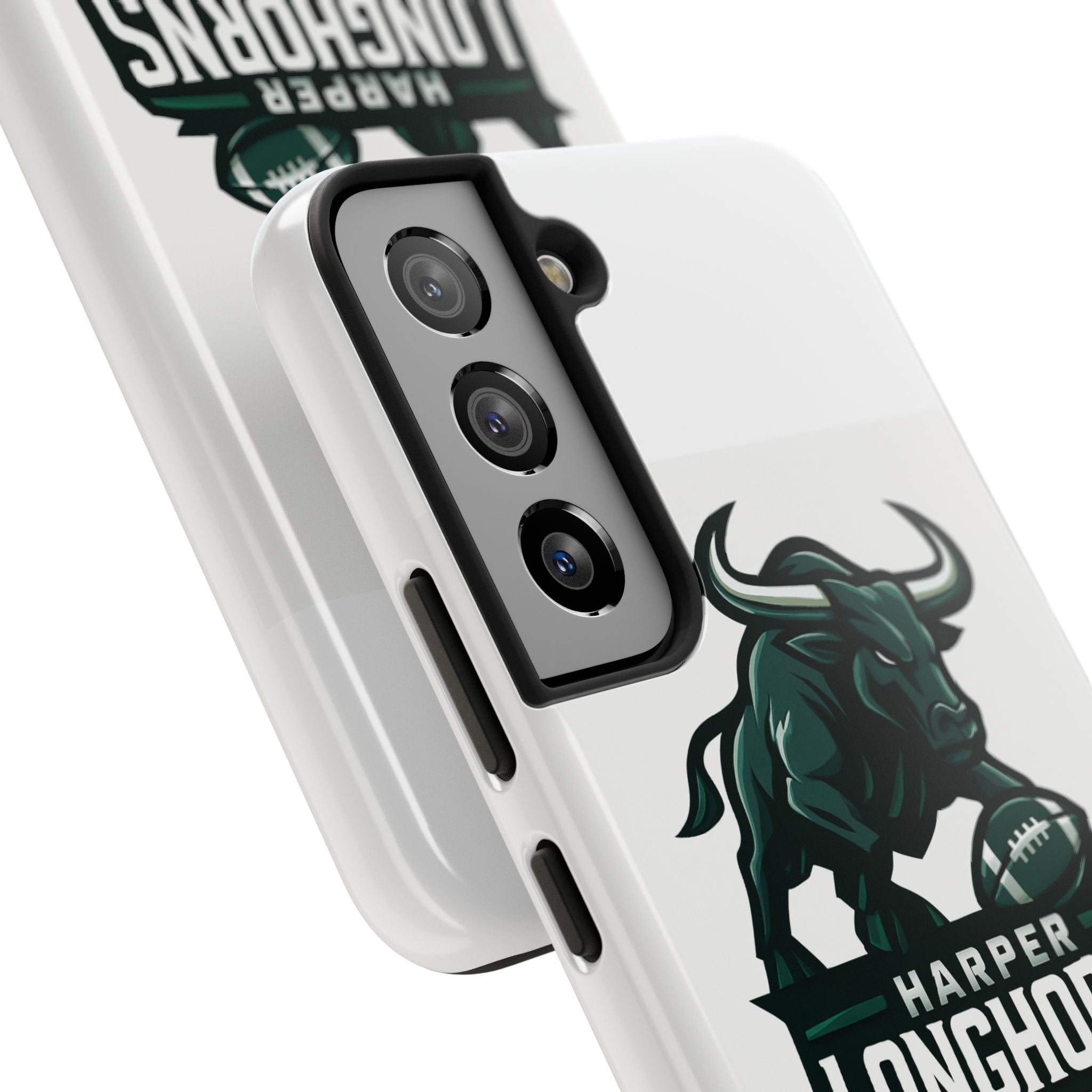 Harper Longhorns Tough Phone Case — Protective Football Team Phone Cover