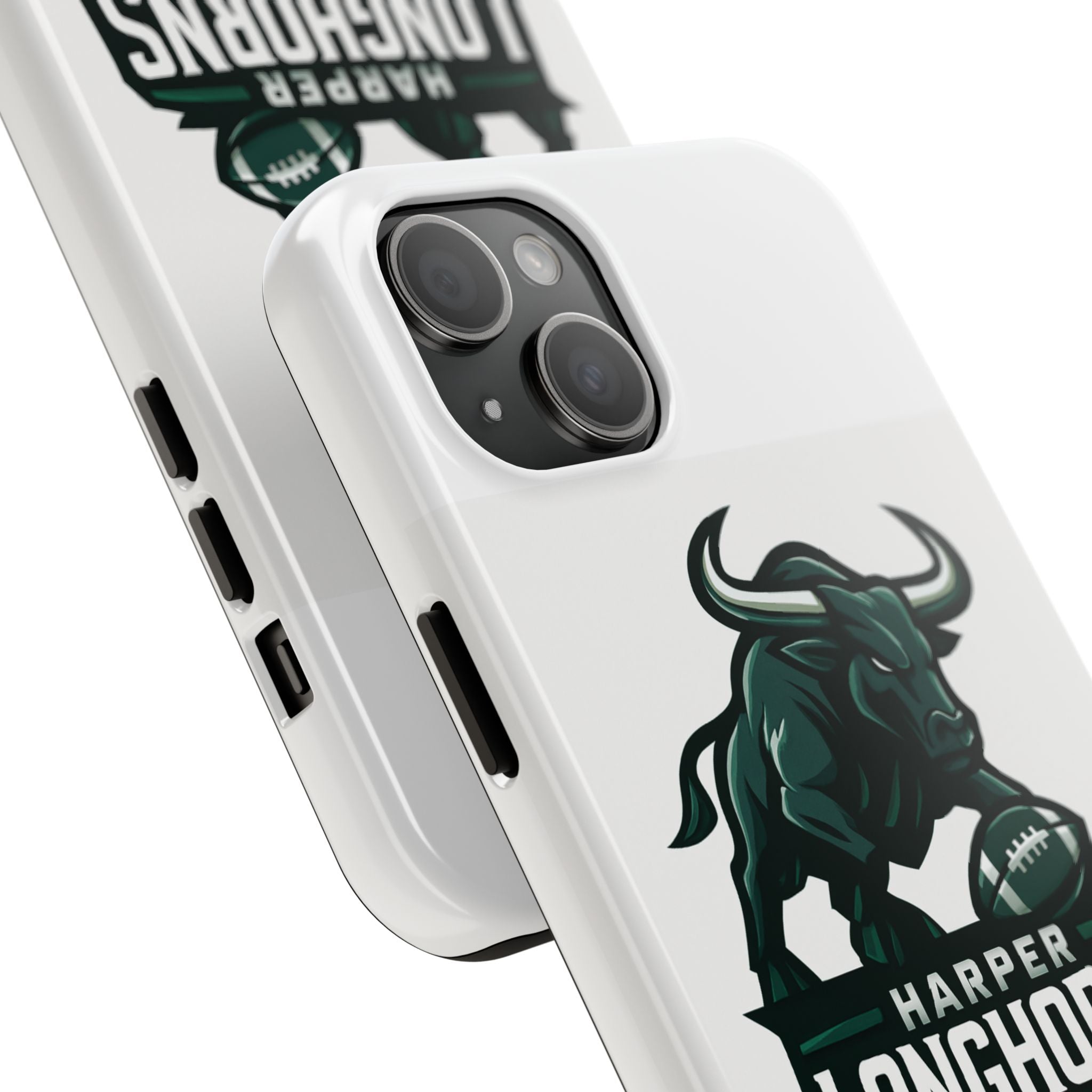 Harper Longhorns Tough Phone Case — Protective Football Team Phone Cover