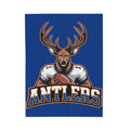 Antlers Football Team Velveteen Plush Blanket-Blue