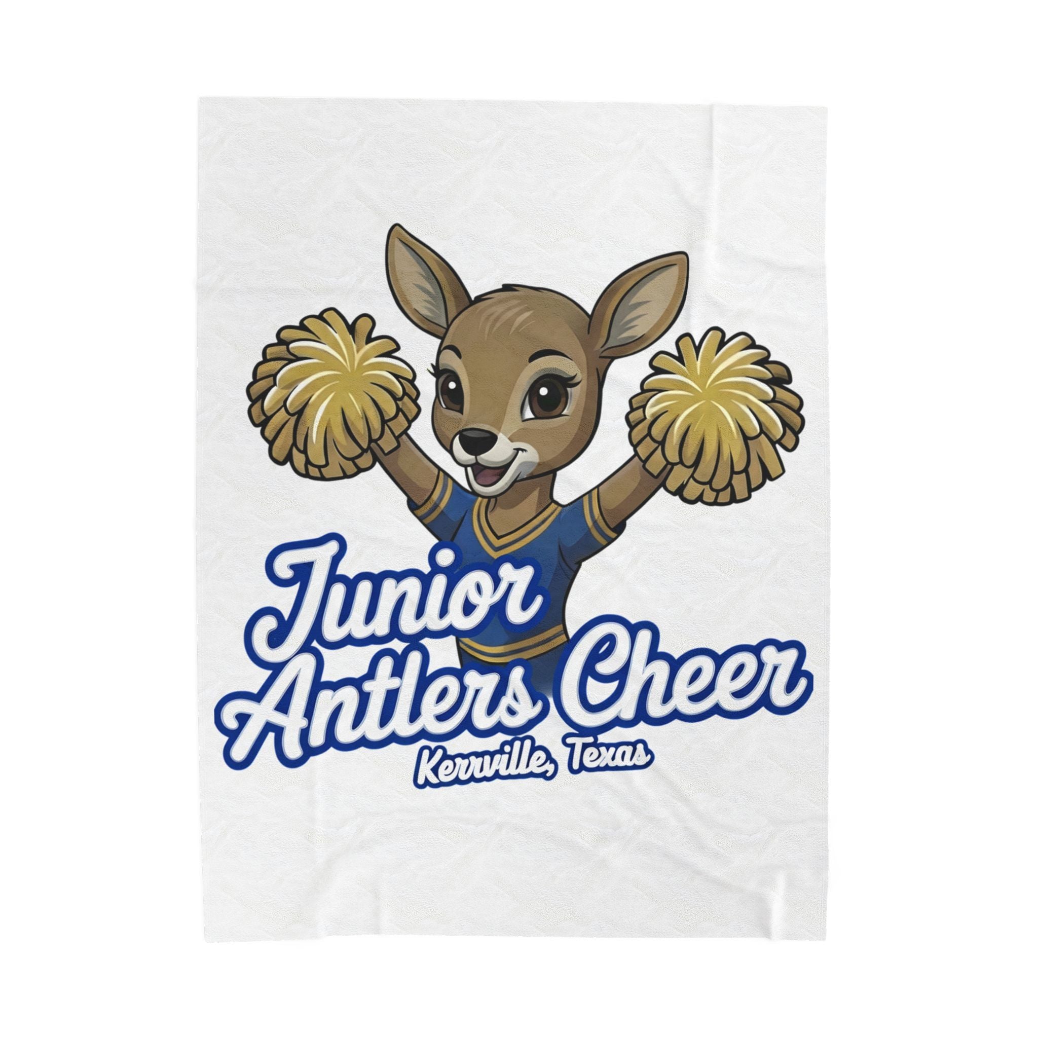 Junior Antlers Cheer Throw Blanket