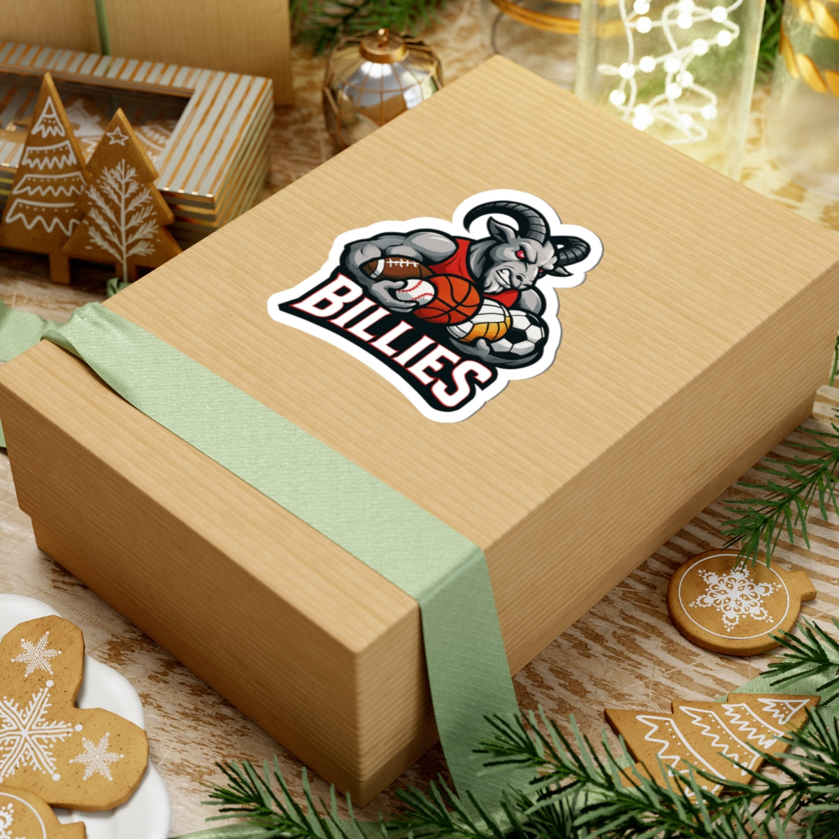 Billies Sports Mascot Sticker