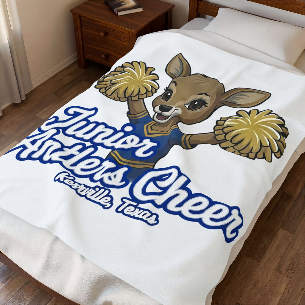 Junior Antlers Cheer Throw Blanket