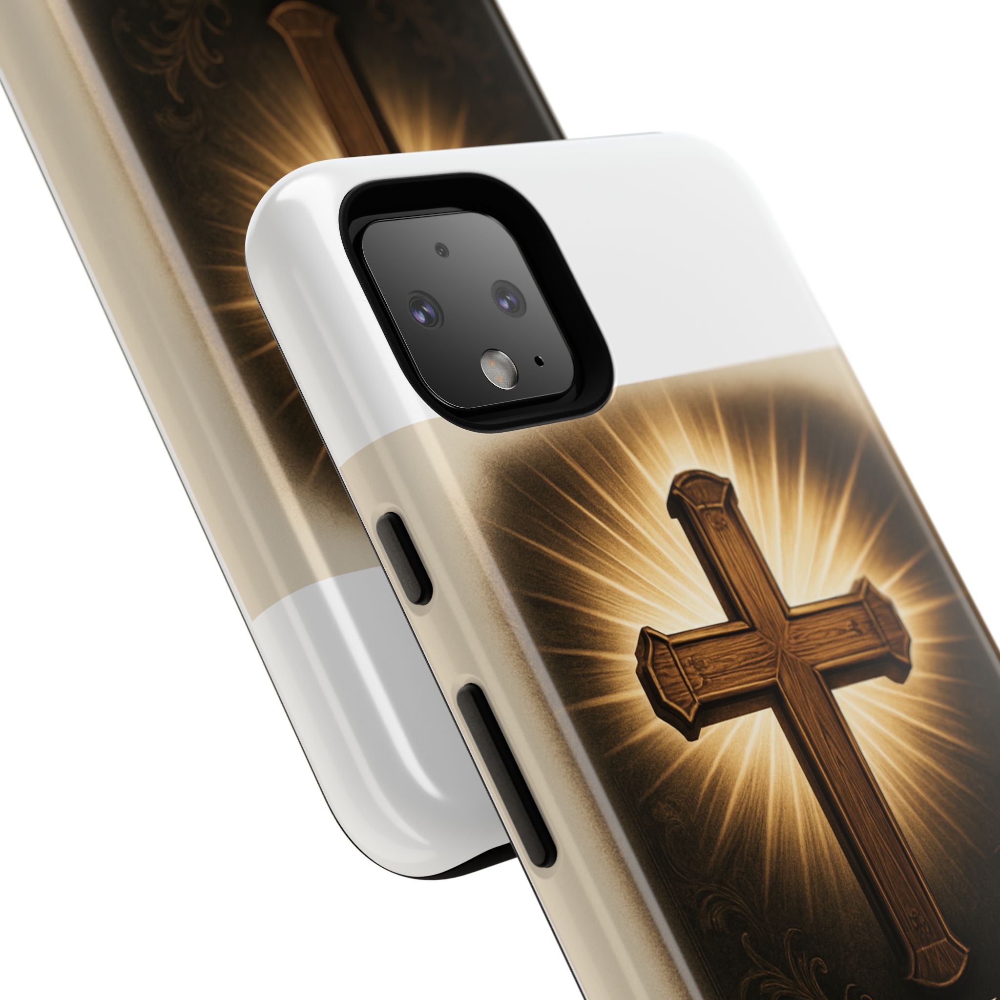 Christian Cross Phone Case — "Property of The Father, The Son & The Holy Spirit"