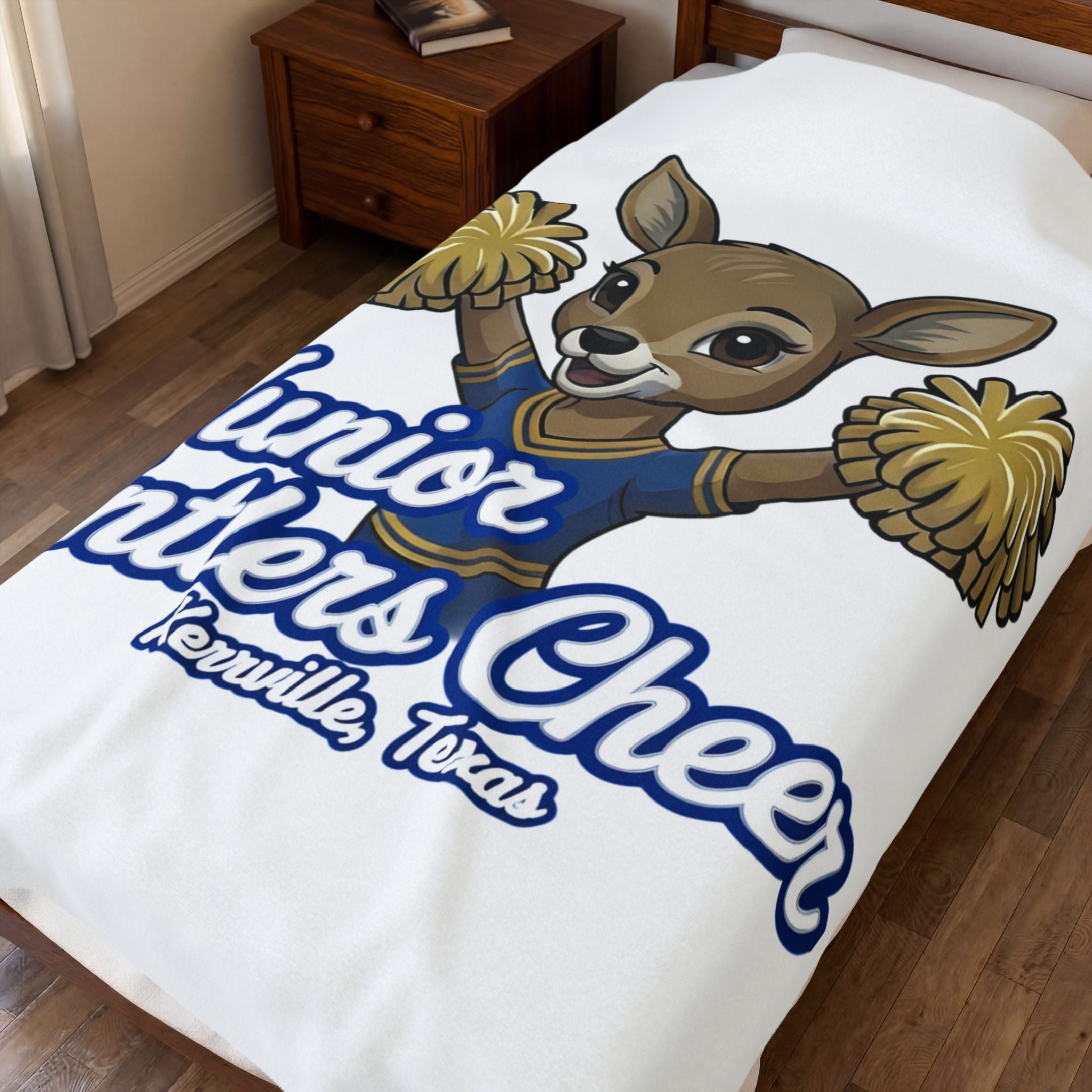 Junior Antlers Cheer Throw Blanket