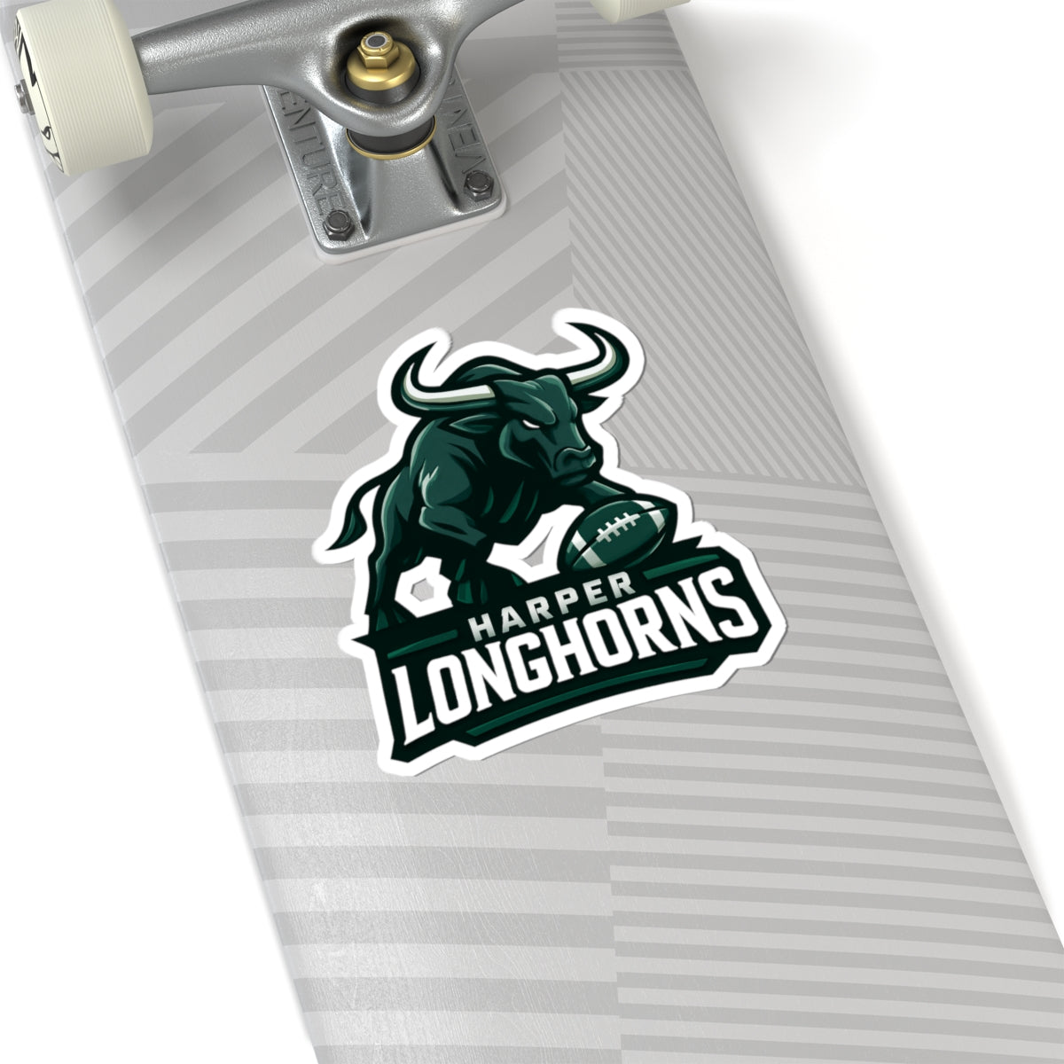 Longhorns Football Team Sticker — Harper Kiss-Cut Decal
