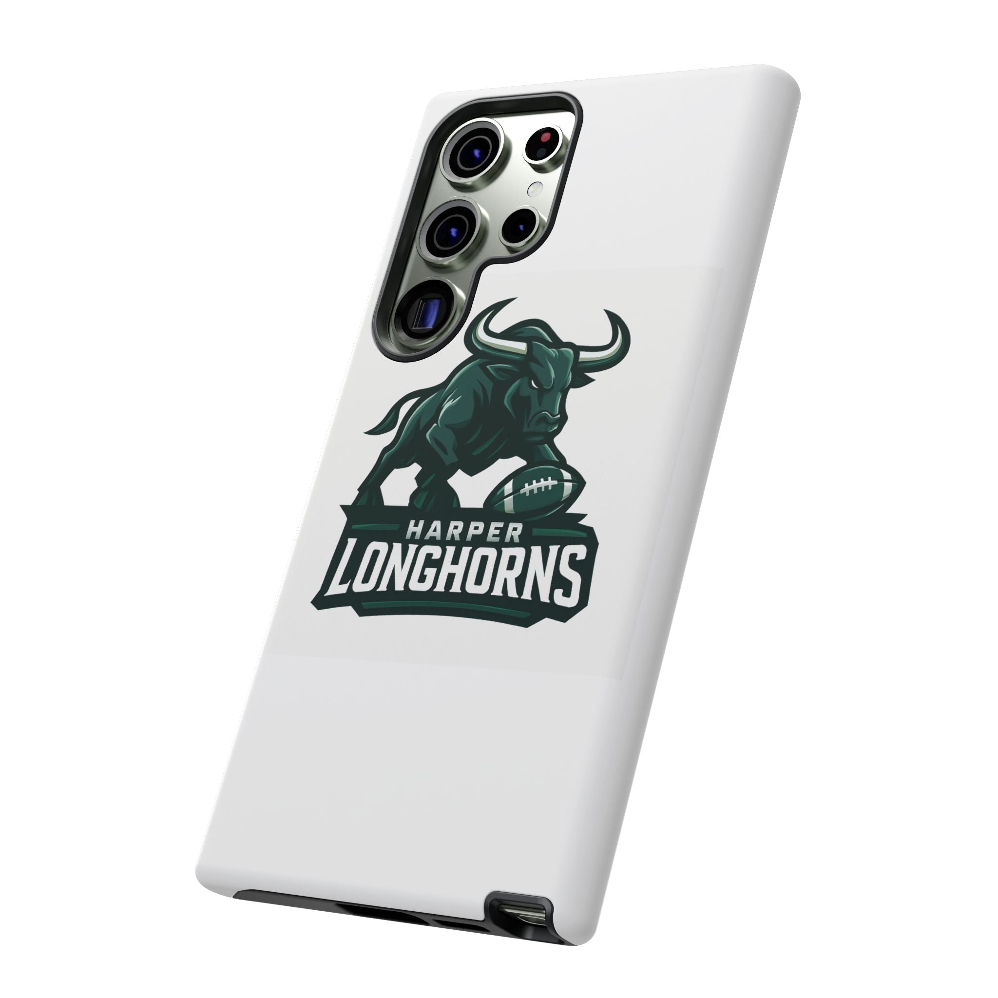 Harper Longhorns Tough Phone Case — Protective Football Team Phone Cover