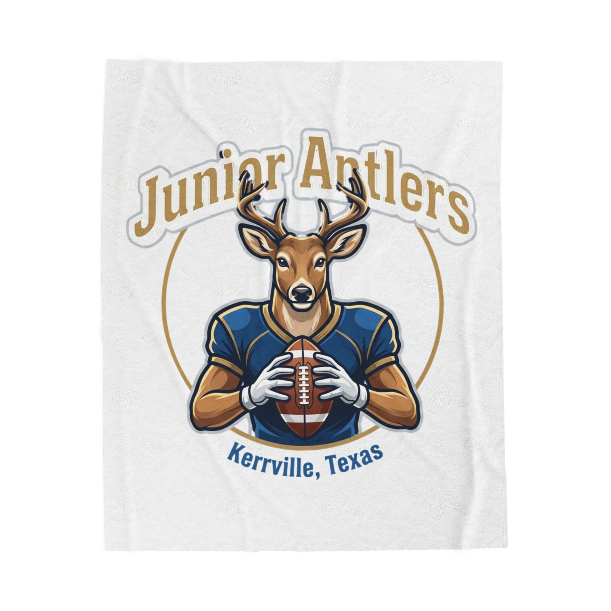 Junior Antlers Football Team Throw Blanket