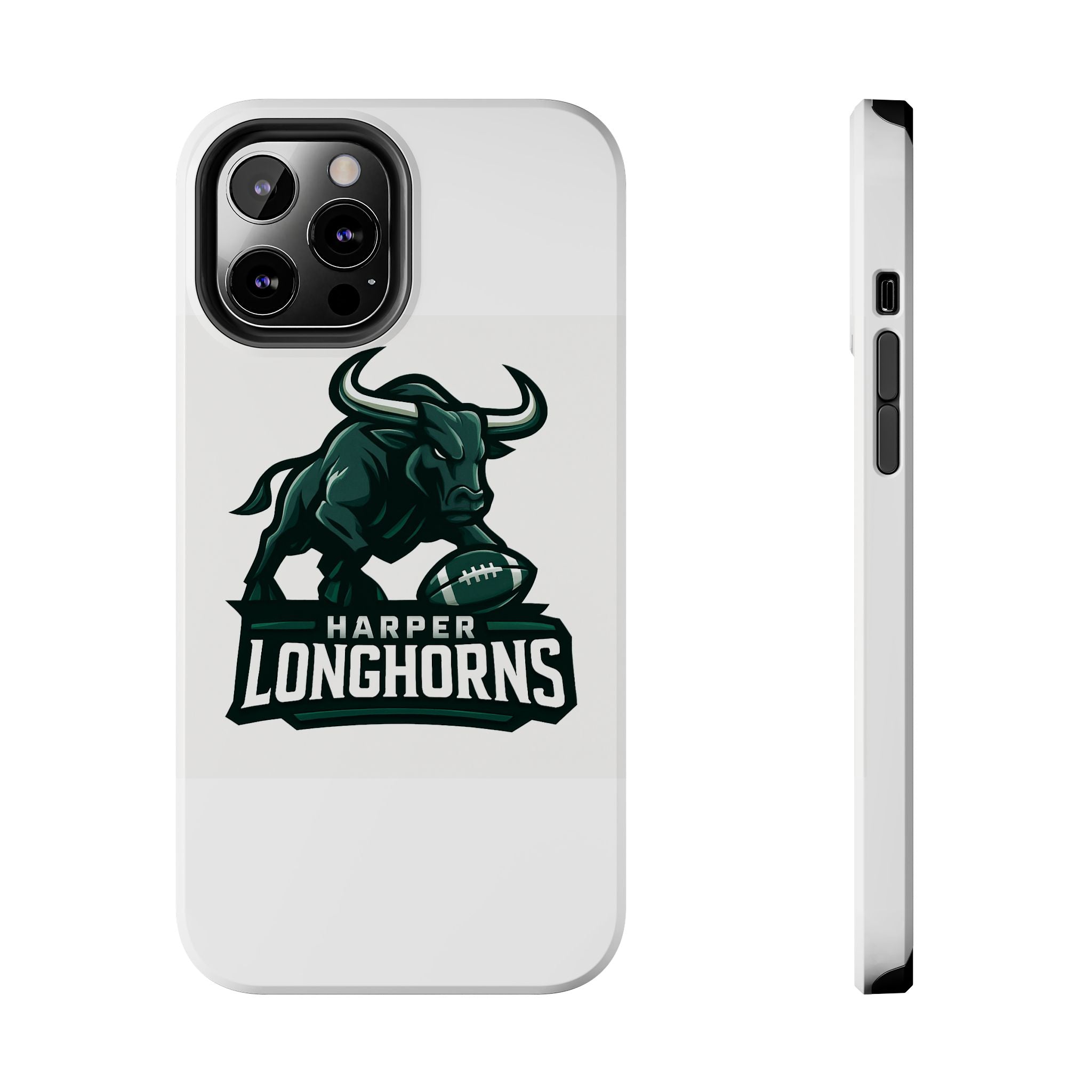 Harper Longhorns Tough Phone Case — Protective Football Team Phone Cover