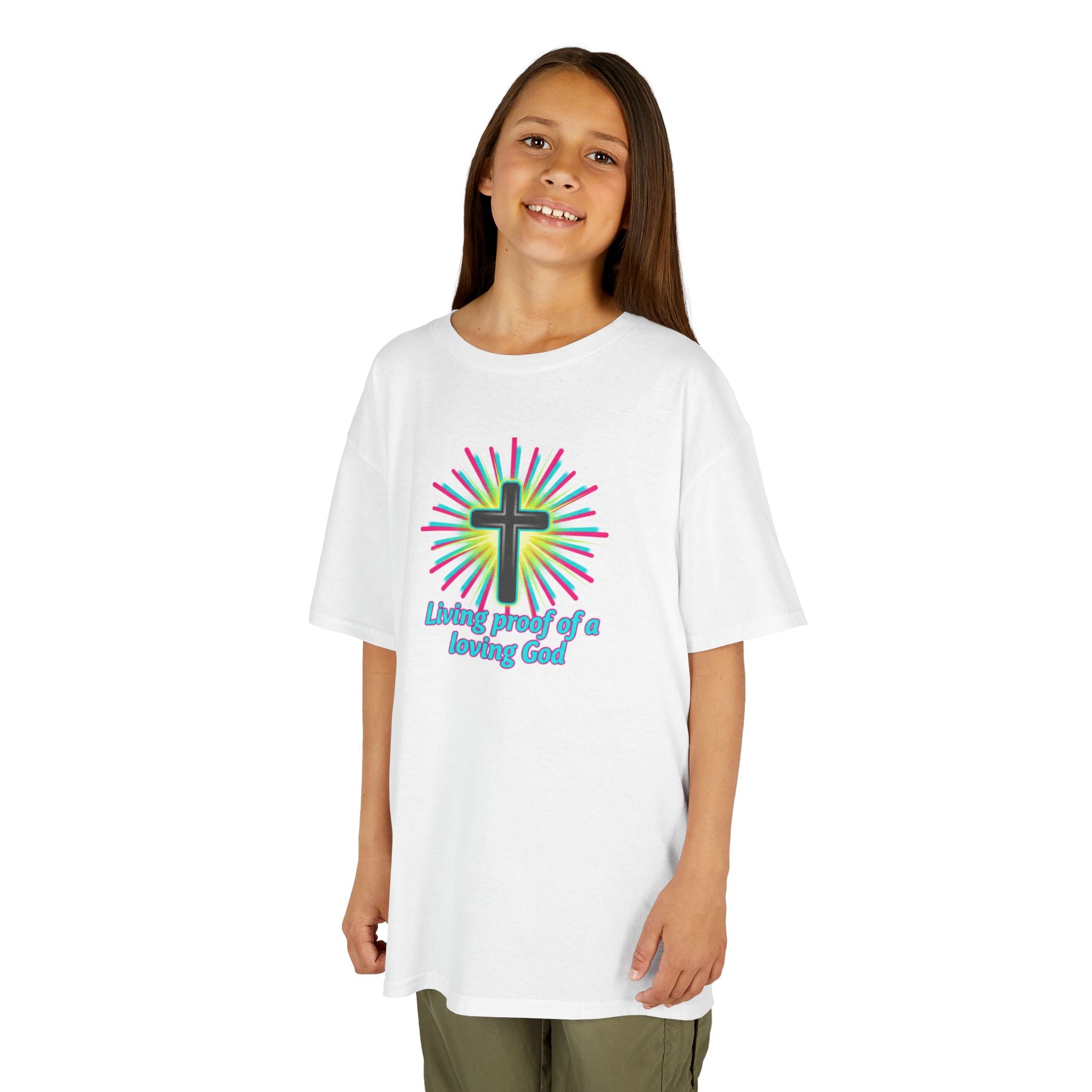 Kids T-Shirt — "Living Proof of a Loving God"