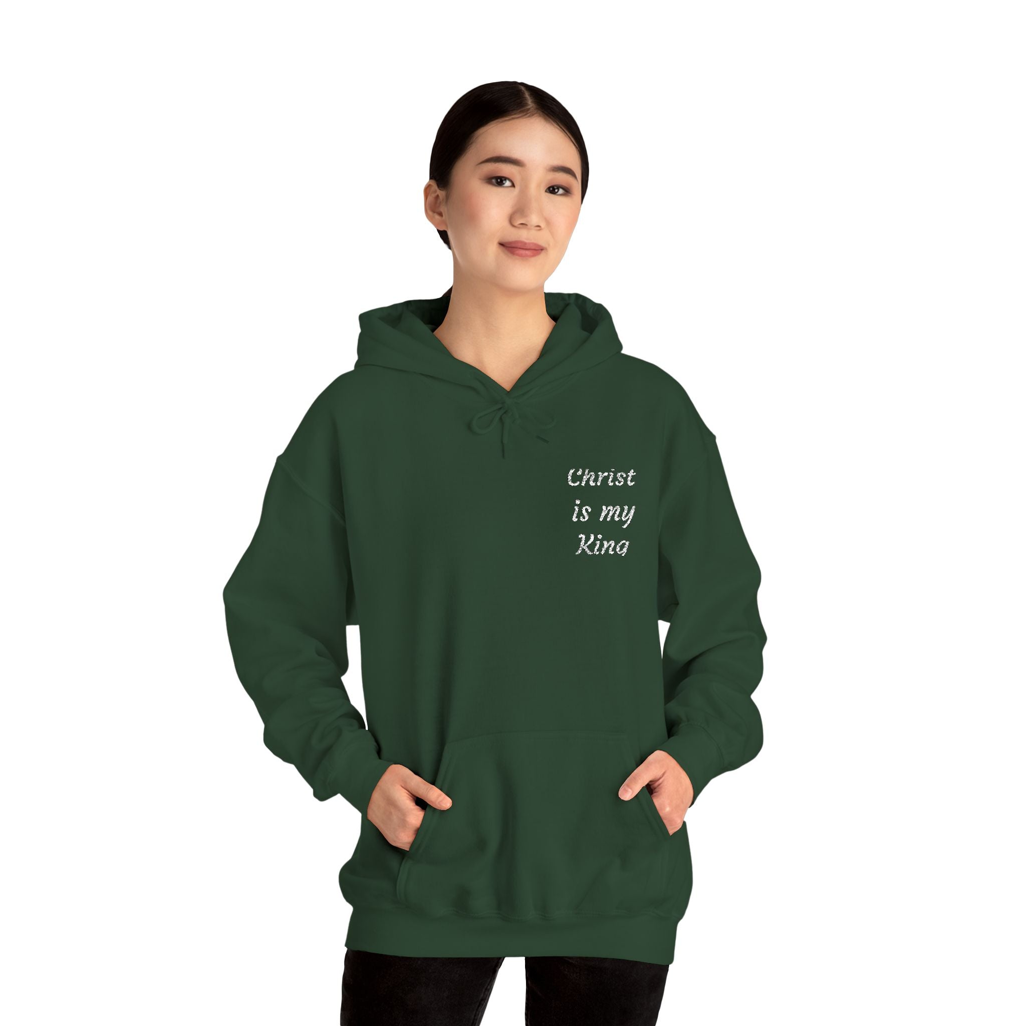 Adult Unisex Heavy Blend™ Hooded Sweatshirt-Christ is my king