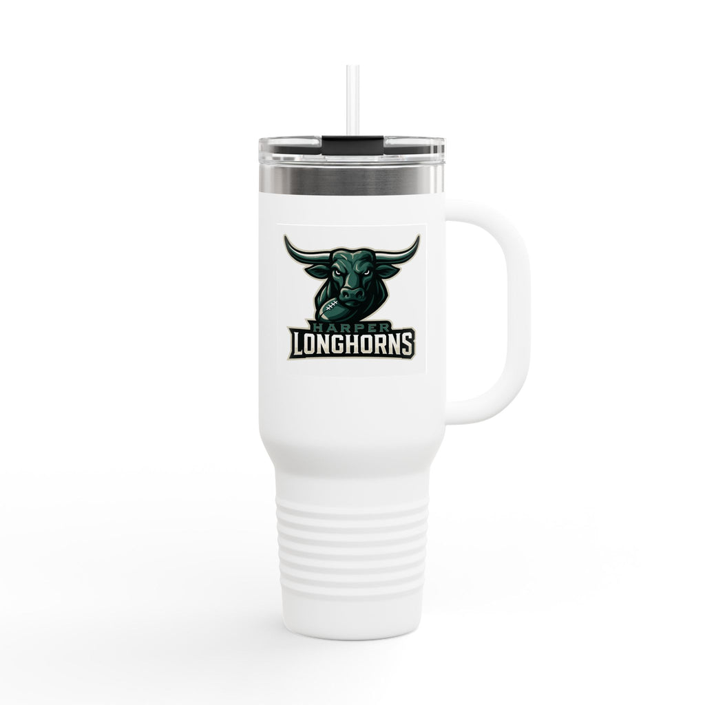 Personalized Insulated Travel Mug - 40oz Harper Longhorns