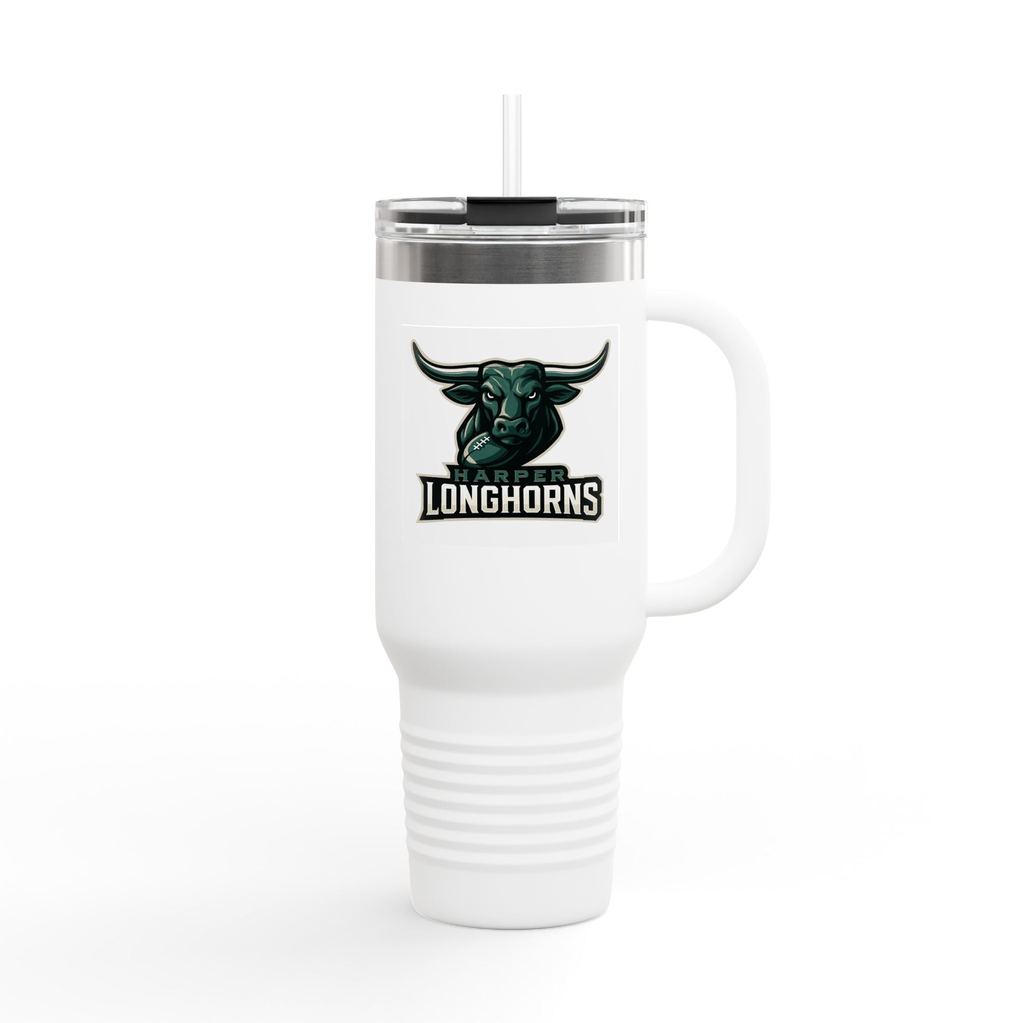 Personalized Insulated Travel Mug - 40oz Harper Longhorns