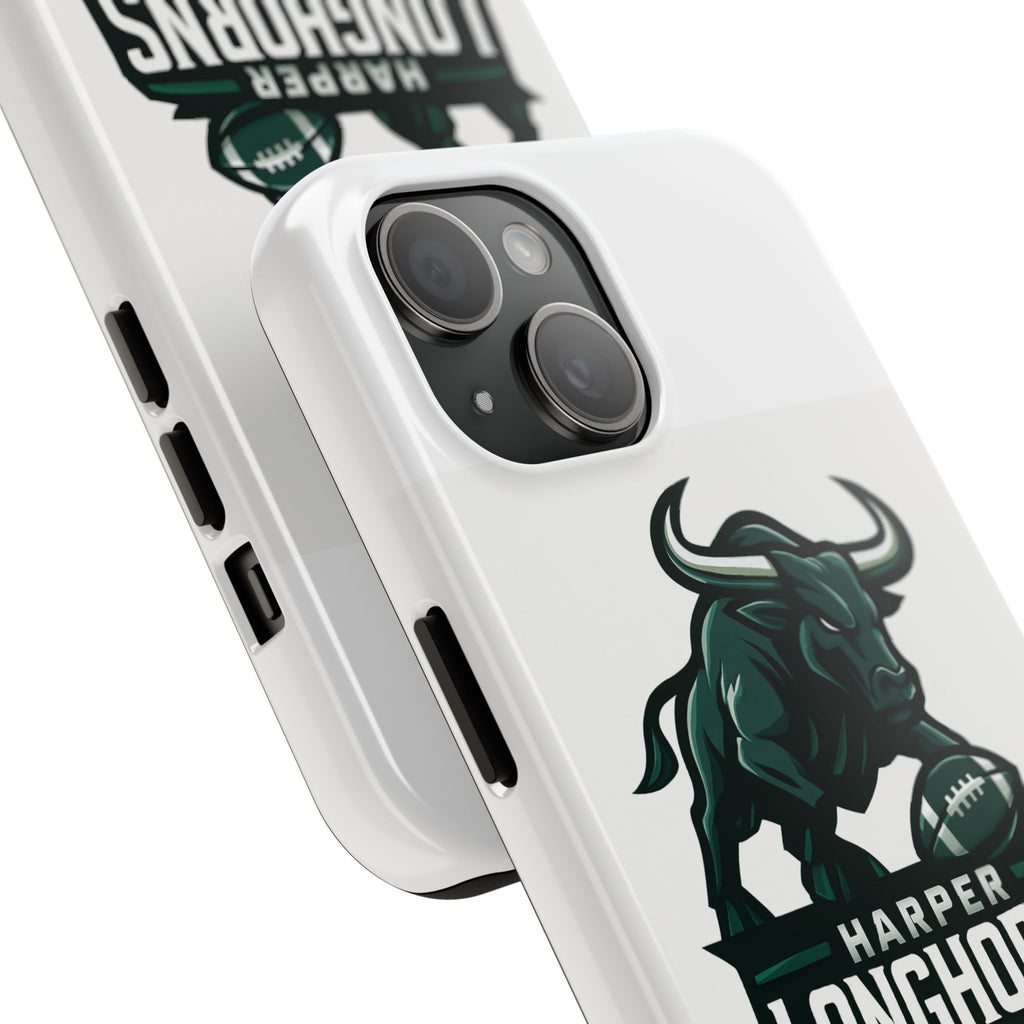 Harper Longhorns Tough Phone Case — Protective Football Team Phone Cover