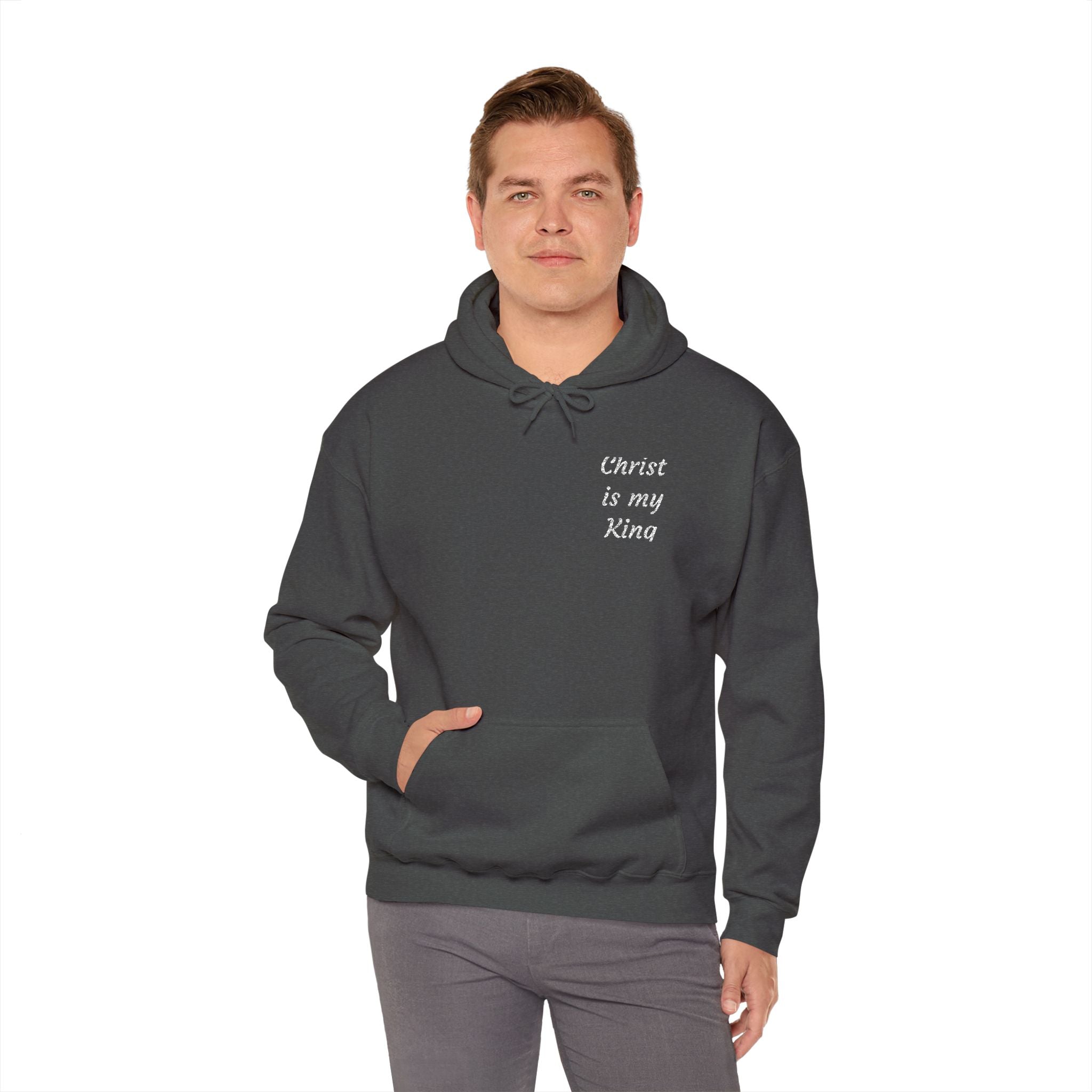 Adult Unisex Heavy Blend™ Hooded Sweatshirt-Christ is my king