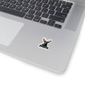 Antlers Mascot Sticker — Kiss‑Cut Team Logo Sticker for Laptops, Water Bottles & Gear