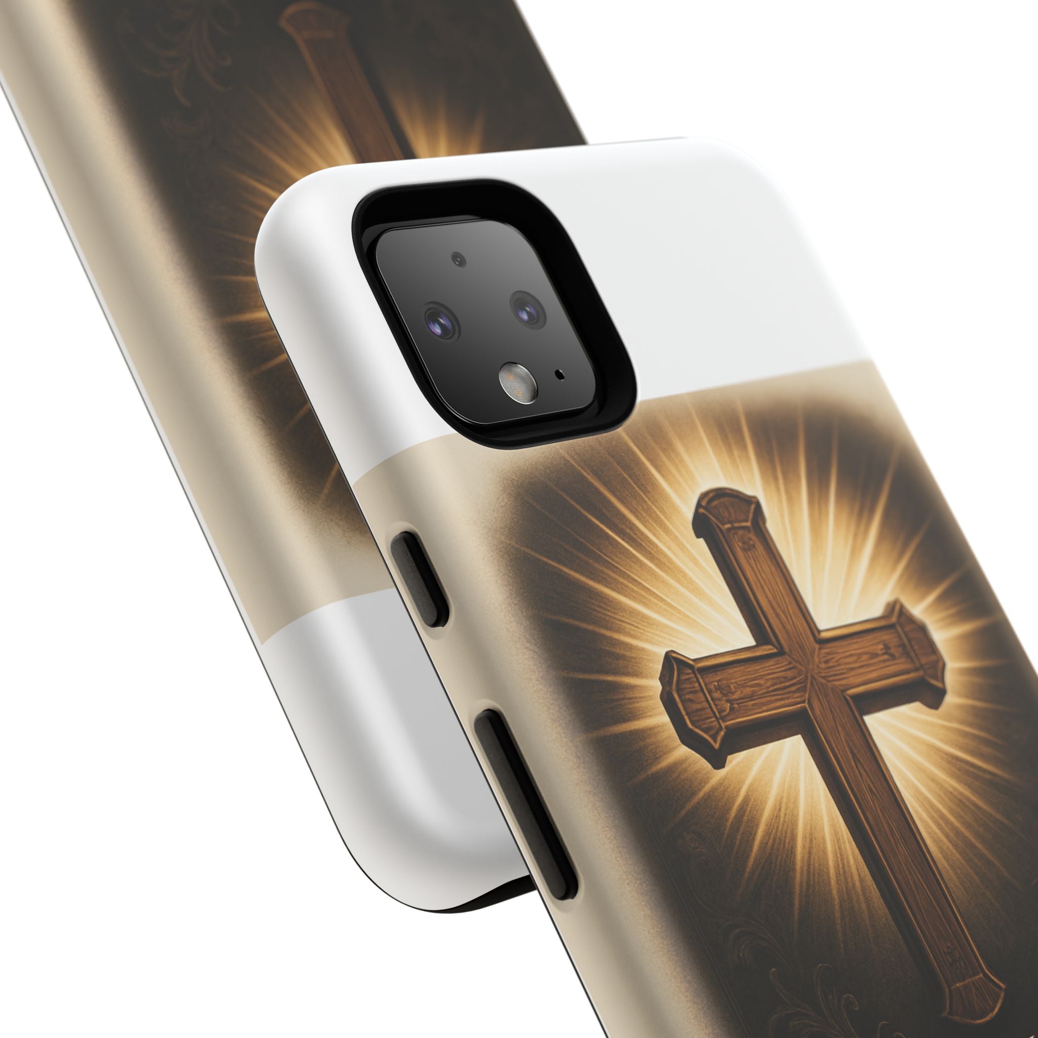 Christian Cross Phone Case — "Property of The Father, The Son & The Holy Spirit"