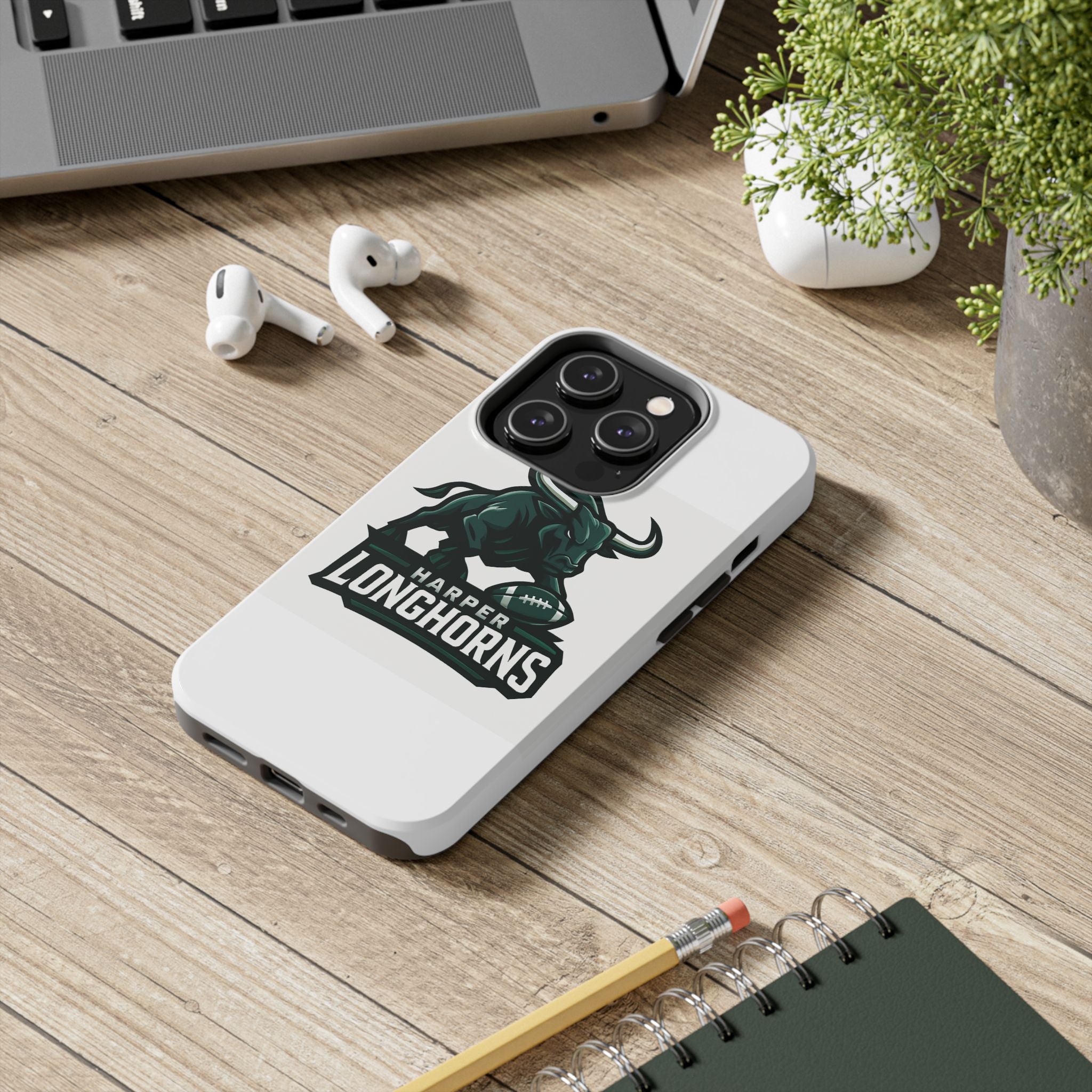 Harper Longhorns Tough Phone Case — Protective Football Team Phone Cover