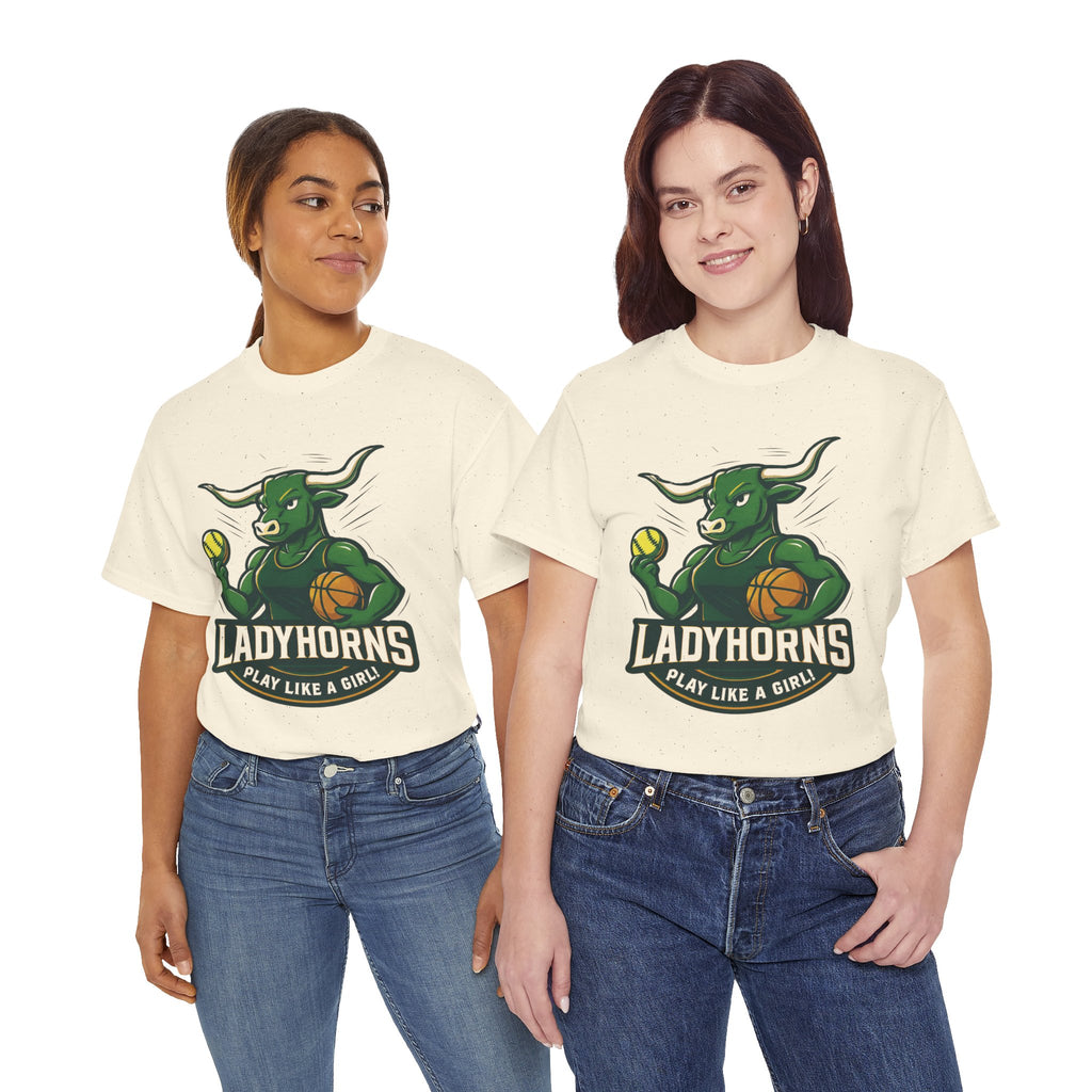 Empowering Harper Ladyhorns Tee - Play Like a Girl!