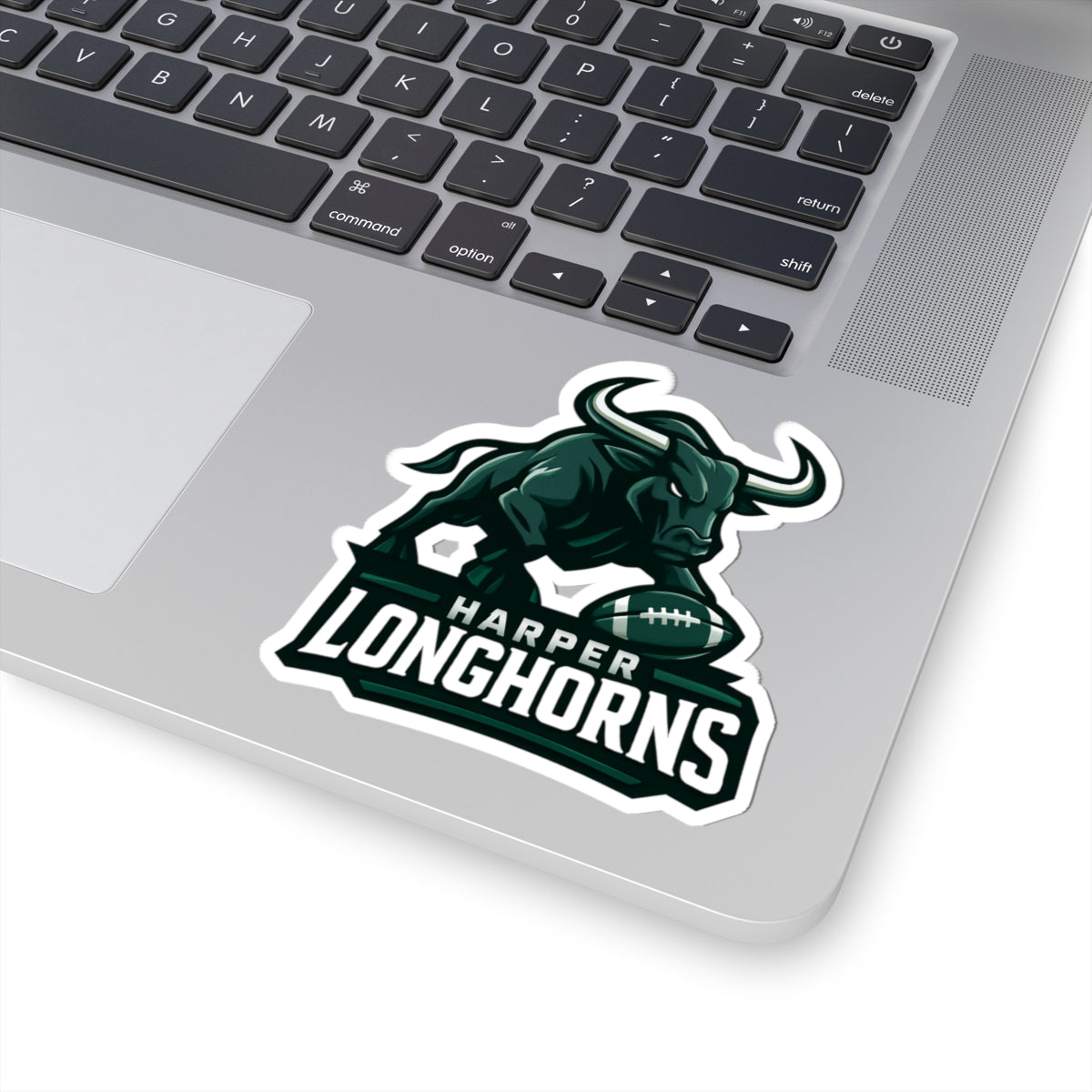 Longhorns Football Team Sticker — Harper Kiss-Cut Decal