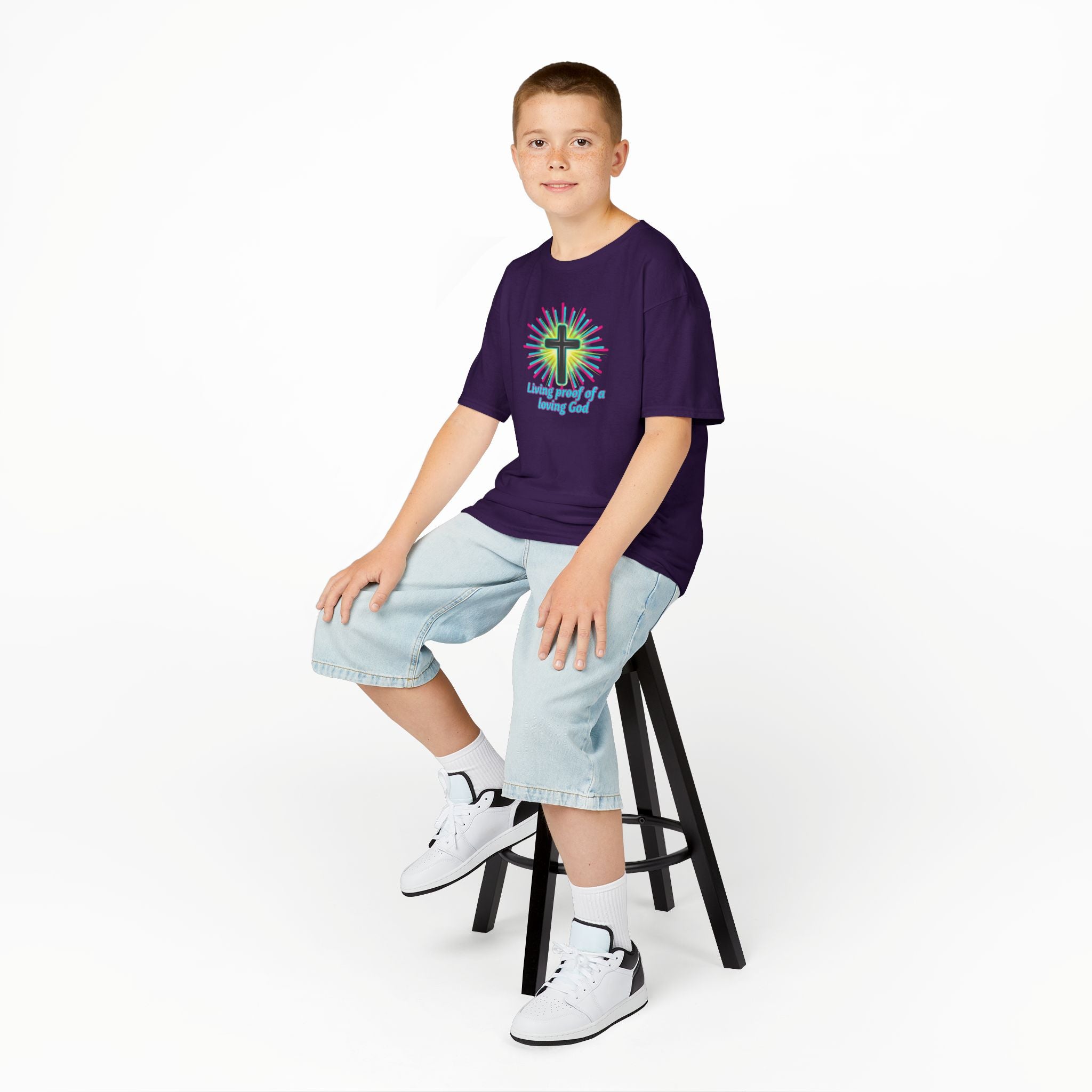 Kids T-Shirt — "Living Proof of a Loving God"