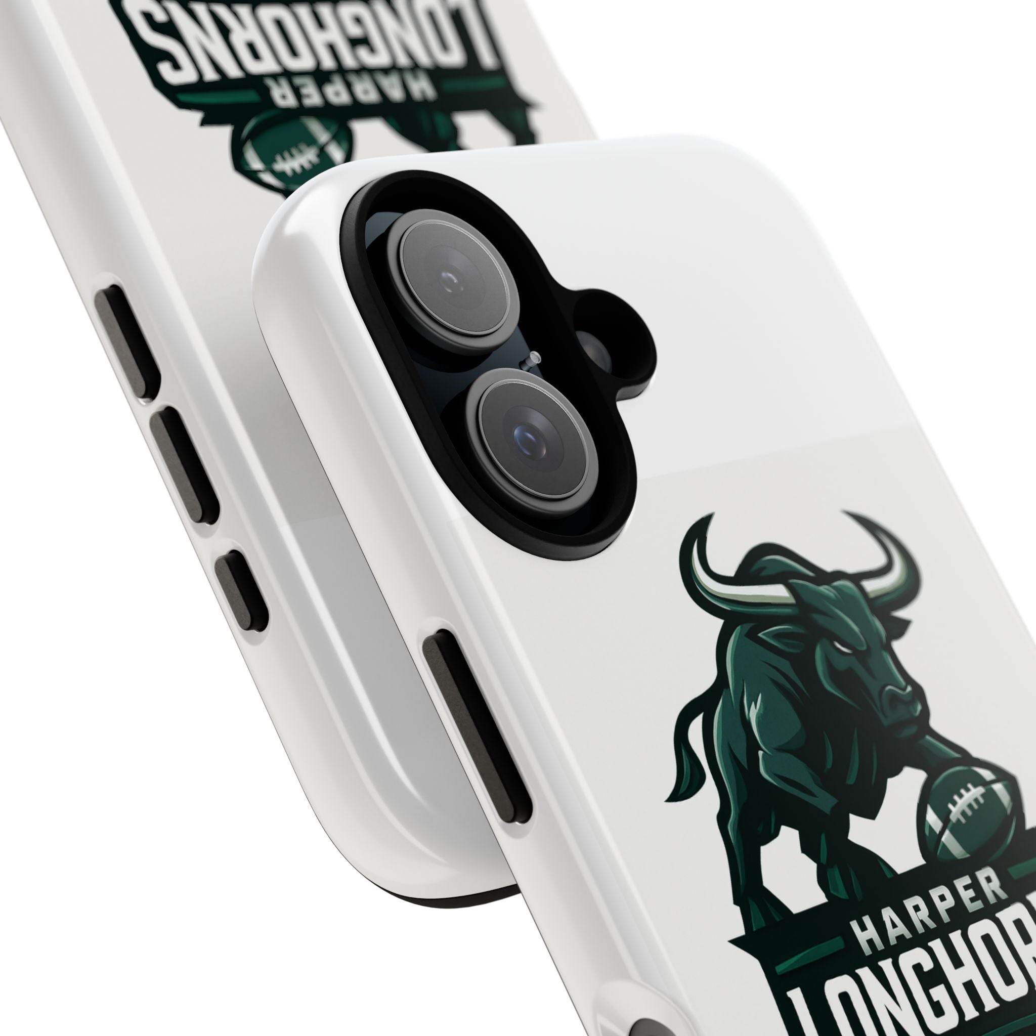 Harper Longhorns Tough Phone Case — Protective Football Team Phone Cover