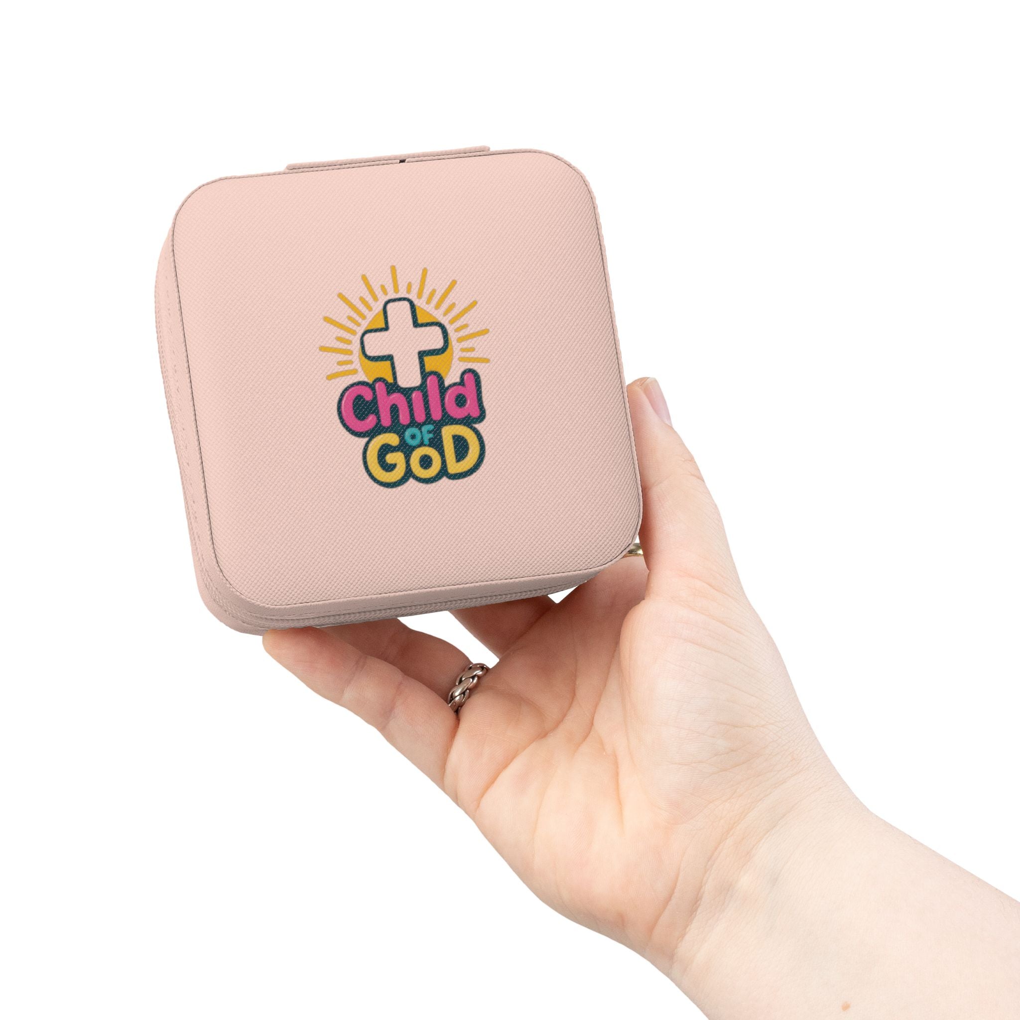 Child of God Jewelry Travel Case — Compact Christian Keepsake Organizer