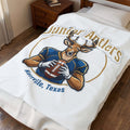 Junior Antlers Football Team Throw Blanket