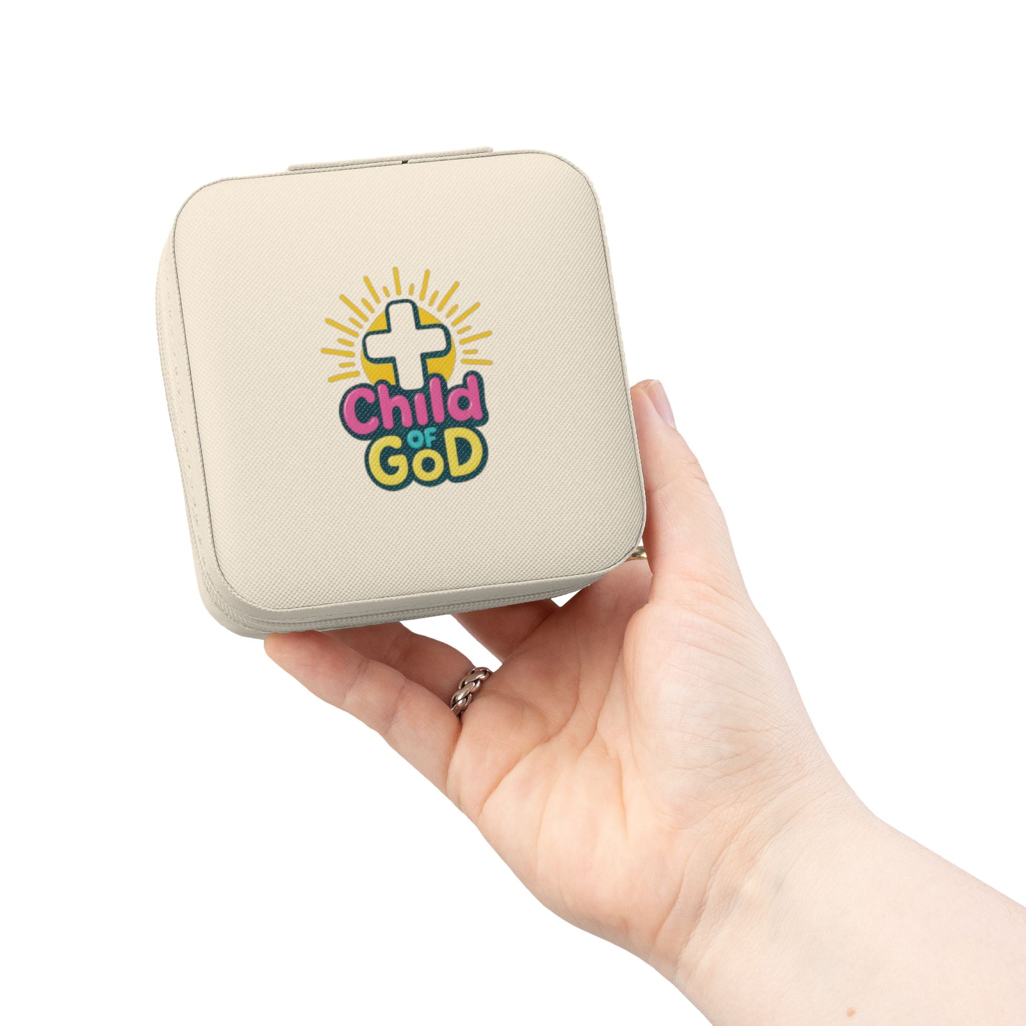 Child of God Jewelry Travel Case — Compact Christian Keepsake Organizer